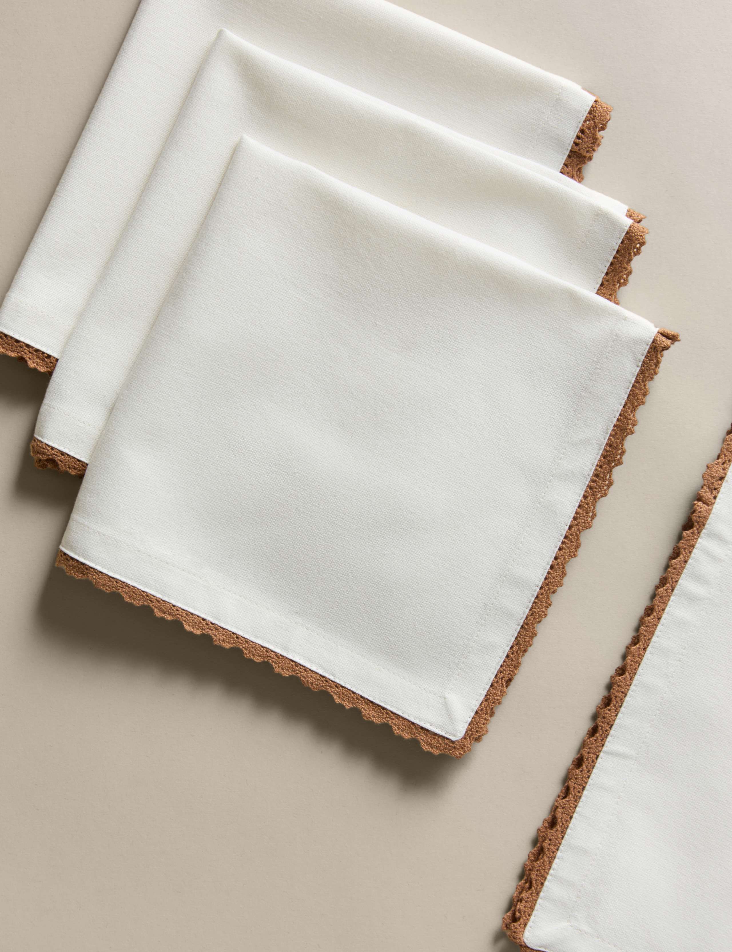 Set of 4 Pure Cotton Napkins 4 of 4