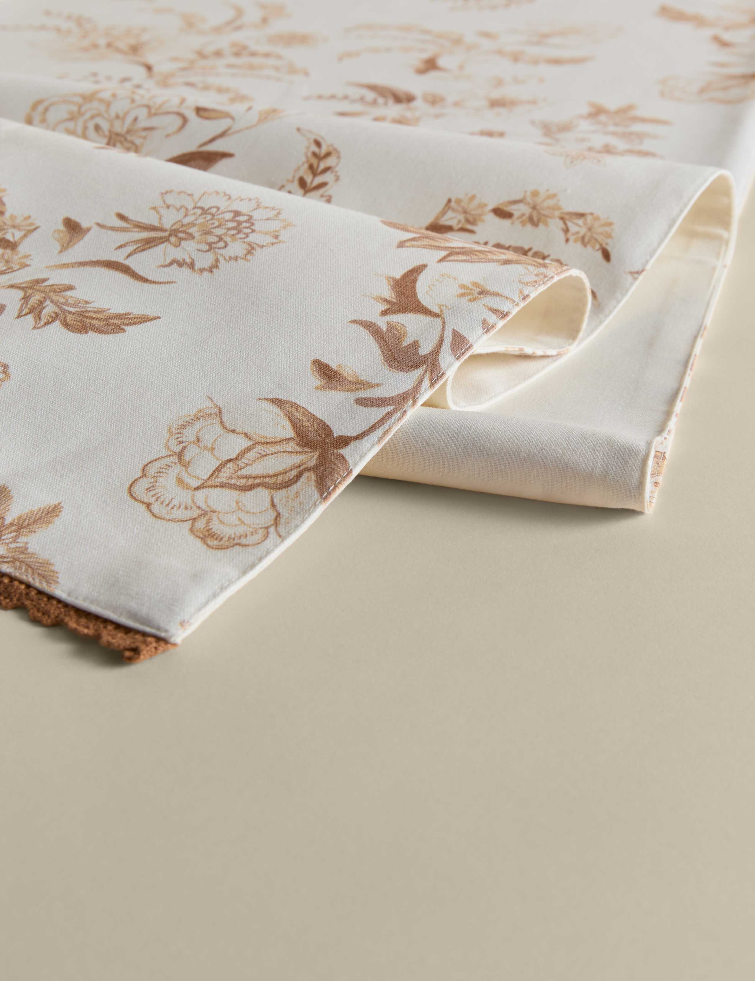 Pure Cotton Chintz Floral Table Runner 2 of 4