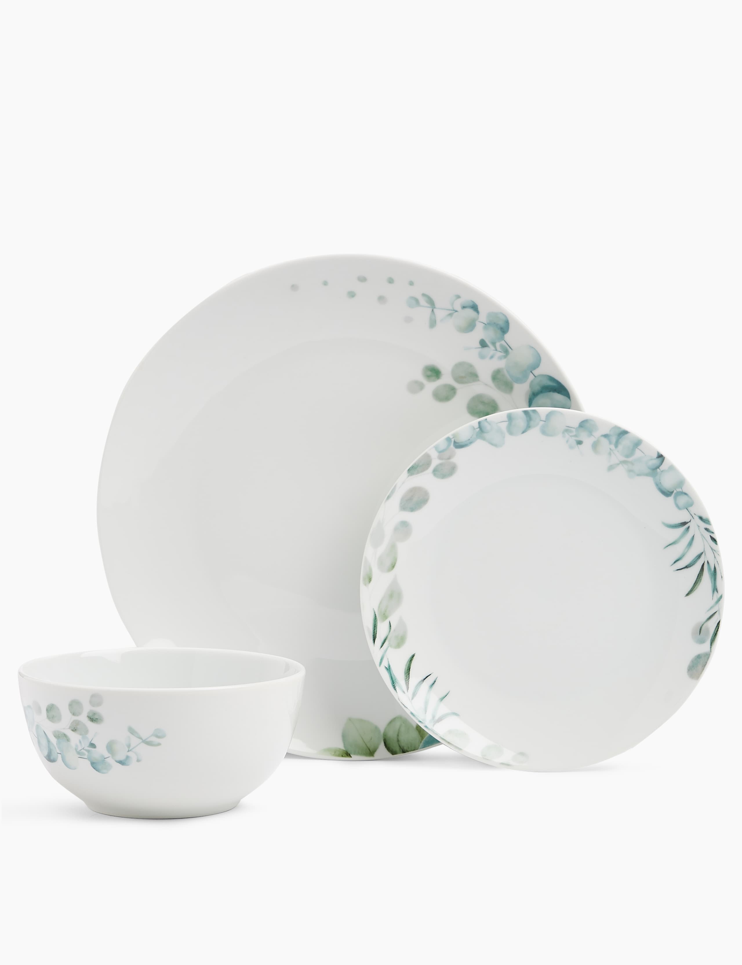 12 Piece Eucalyptus Dinner Set 1 of 6