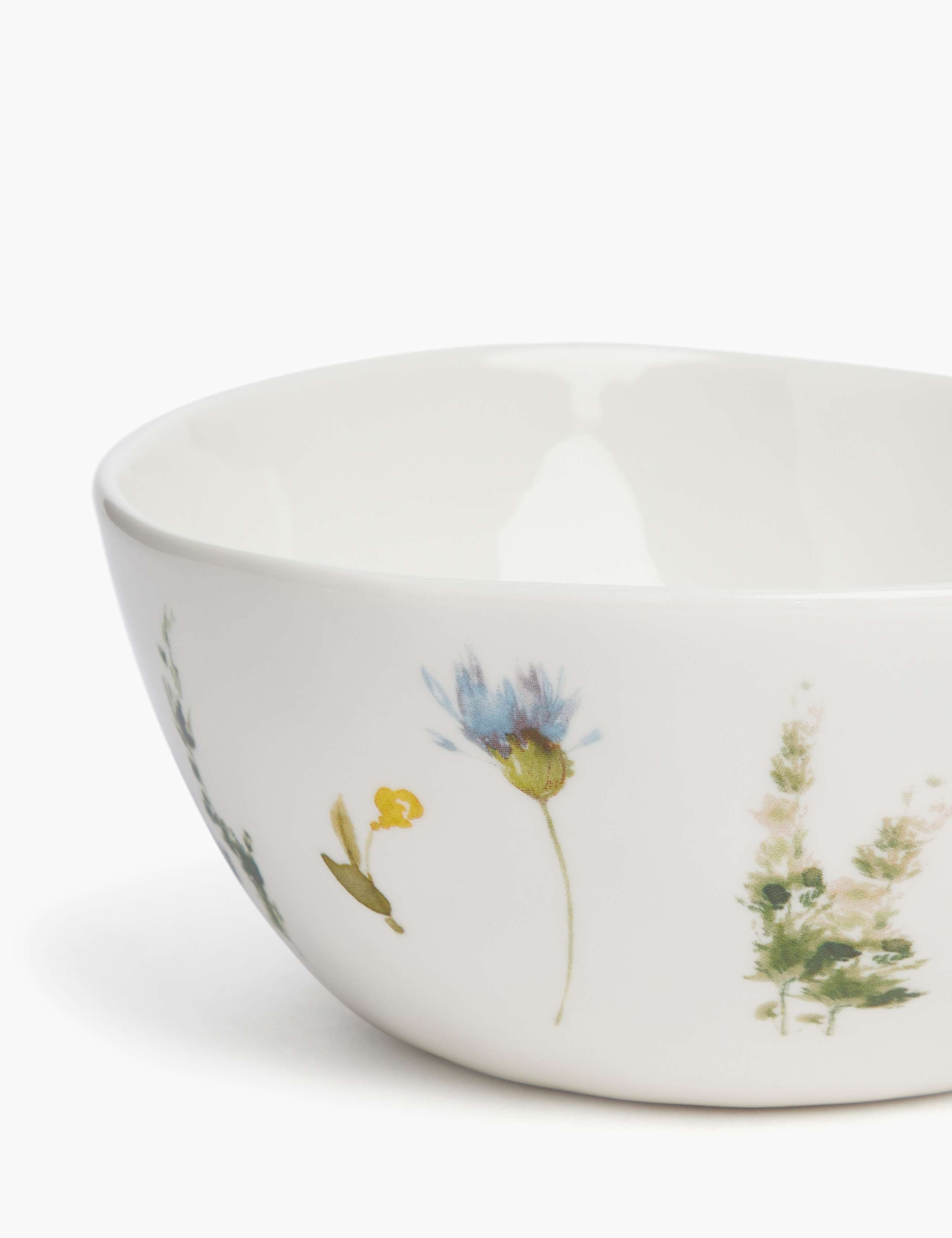12 Piece Watercolour Floral Dinner Set 4 of 7