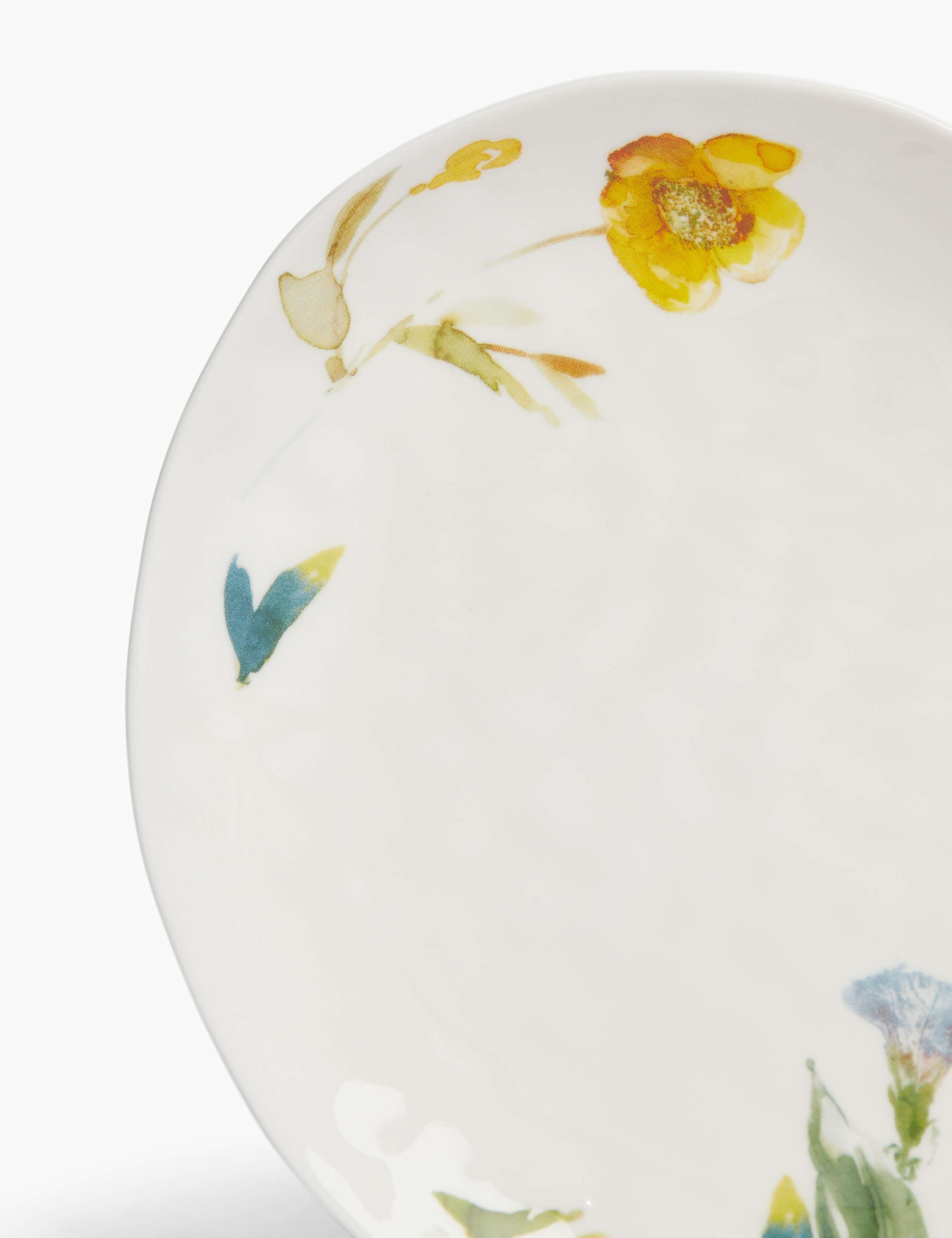 Watercolour Floral Side Plate 3 of 7