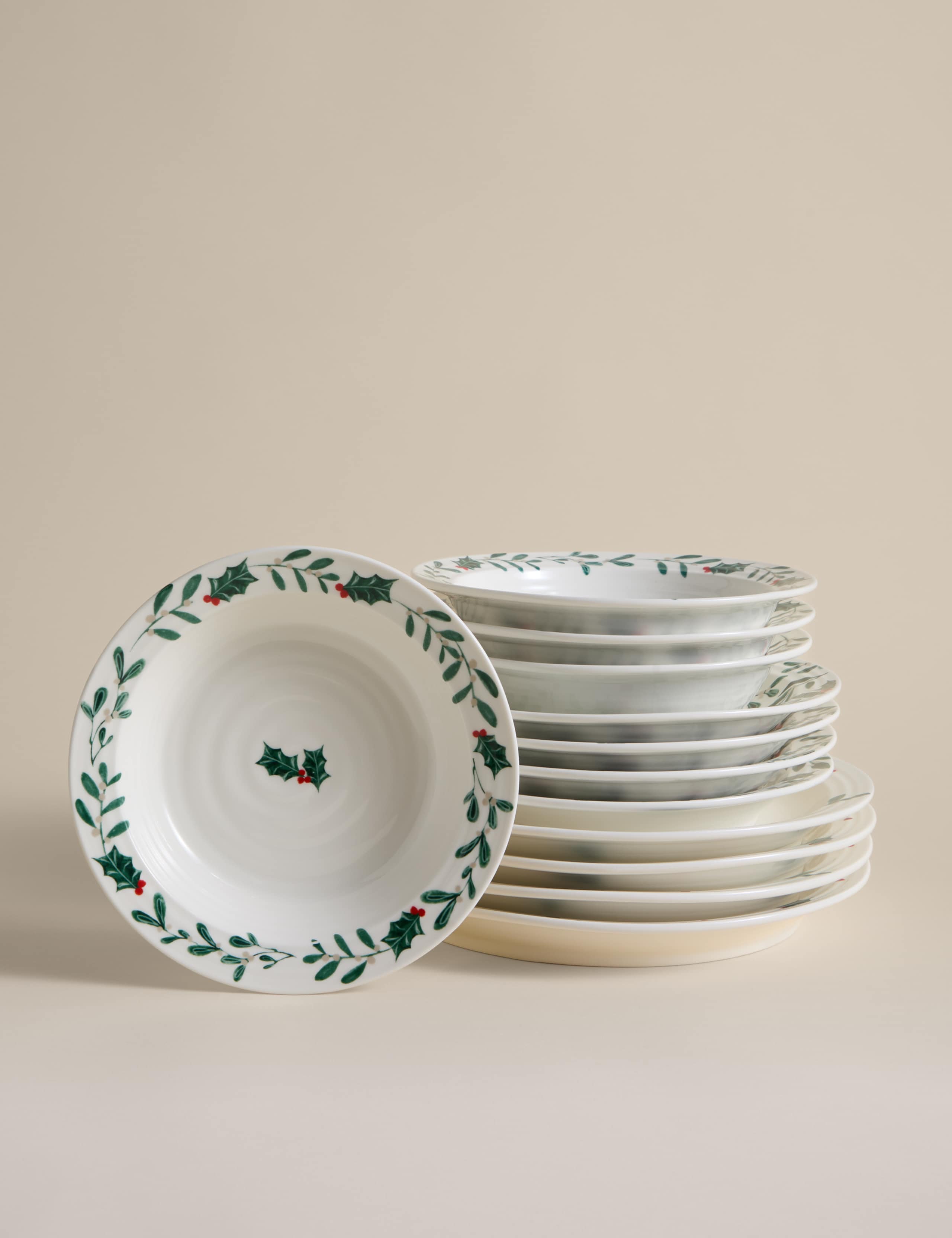 12 Piece Winter Berry Dinner Set 3 of 7
