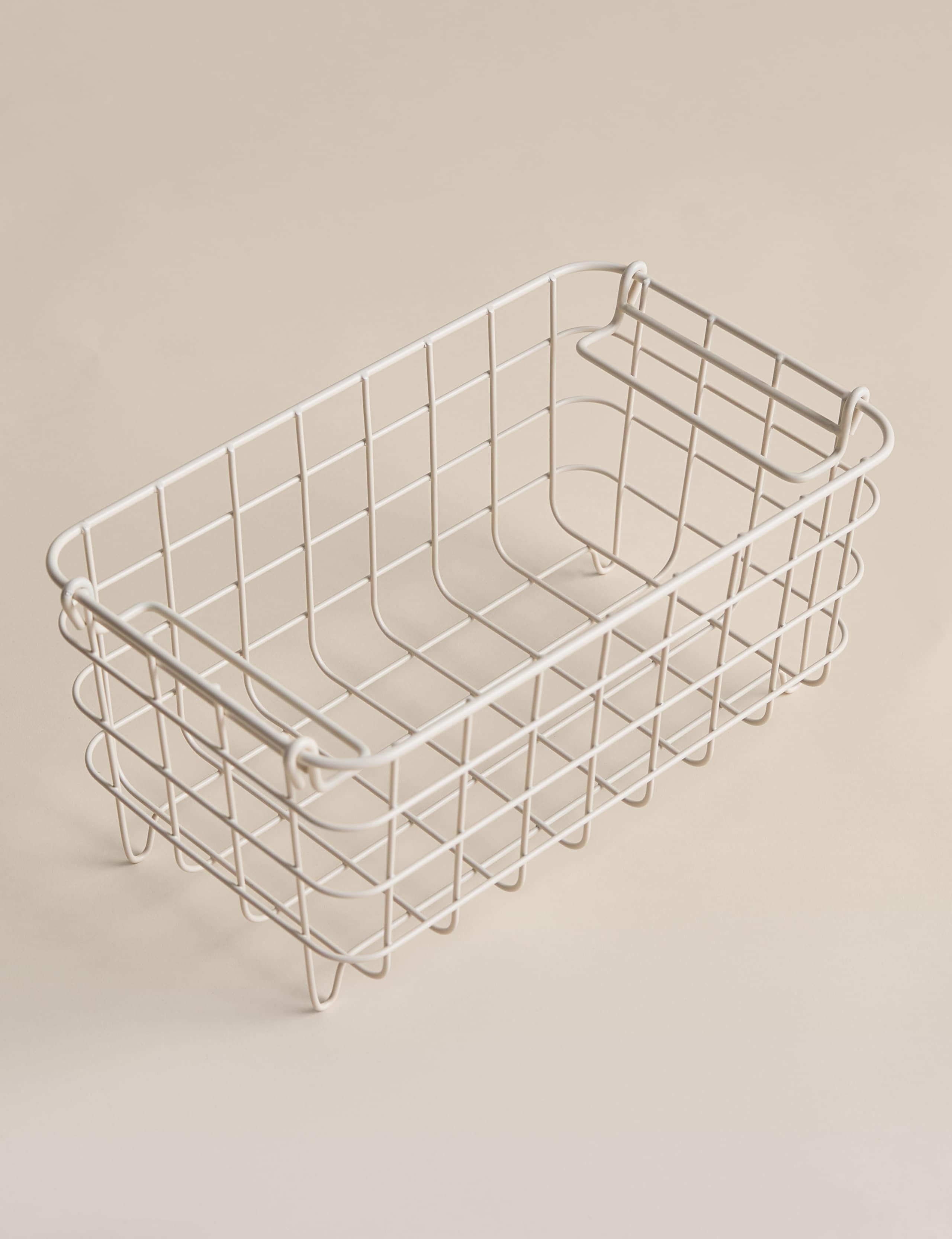 Small Stackable Wire Storage Basket 2 of 4