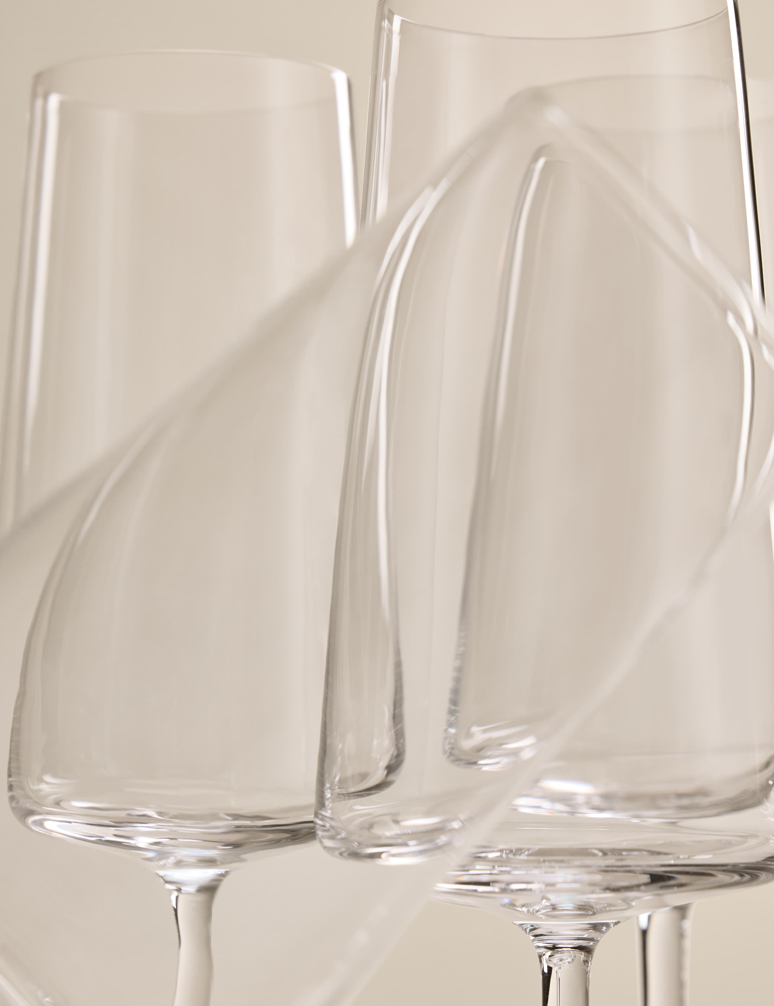 Set of 6 Modern Champagne Flutes 6 of 6