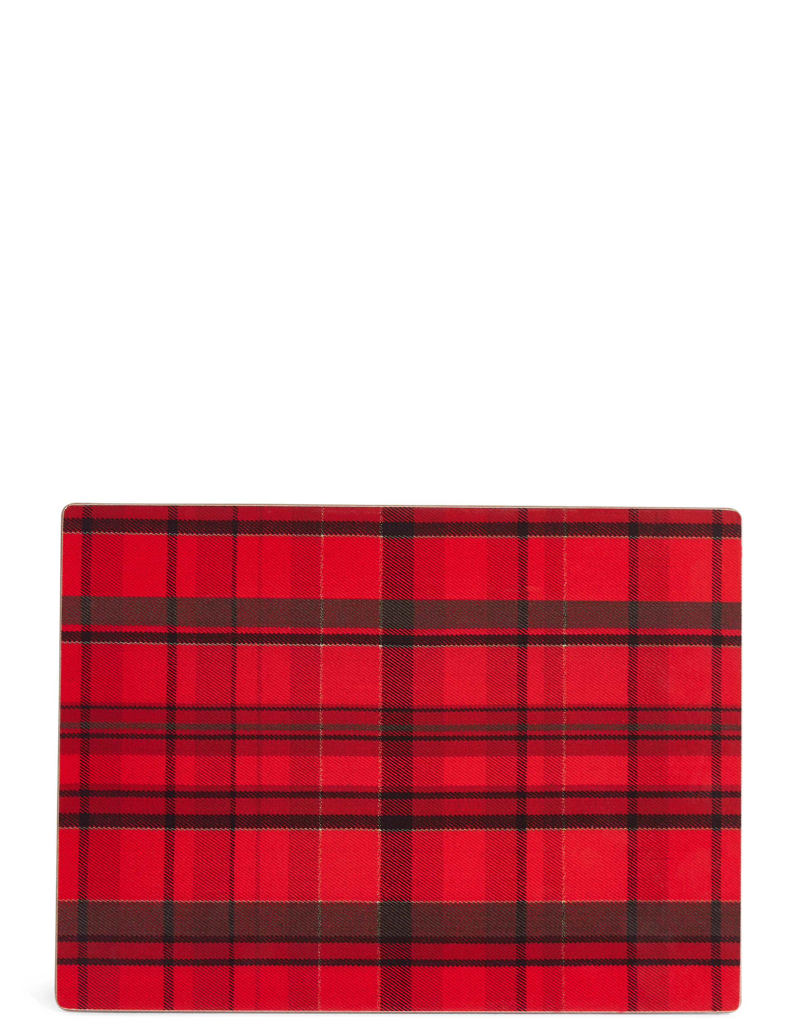 Set of 4 Tartan Placemats & Coasters 3 of 5