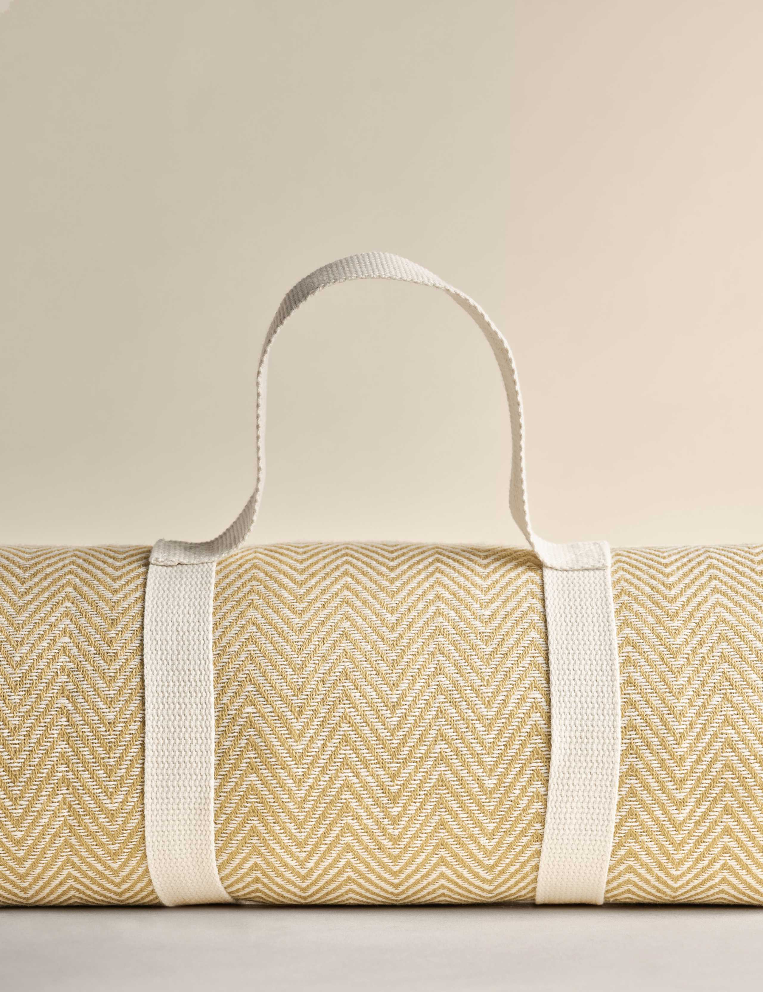 Boho Herringbone Foldaway Picnic Blanket 5 of 6