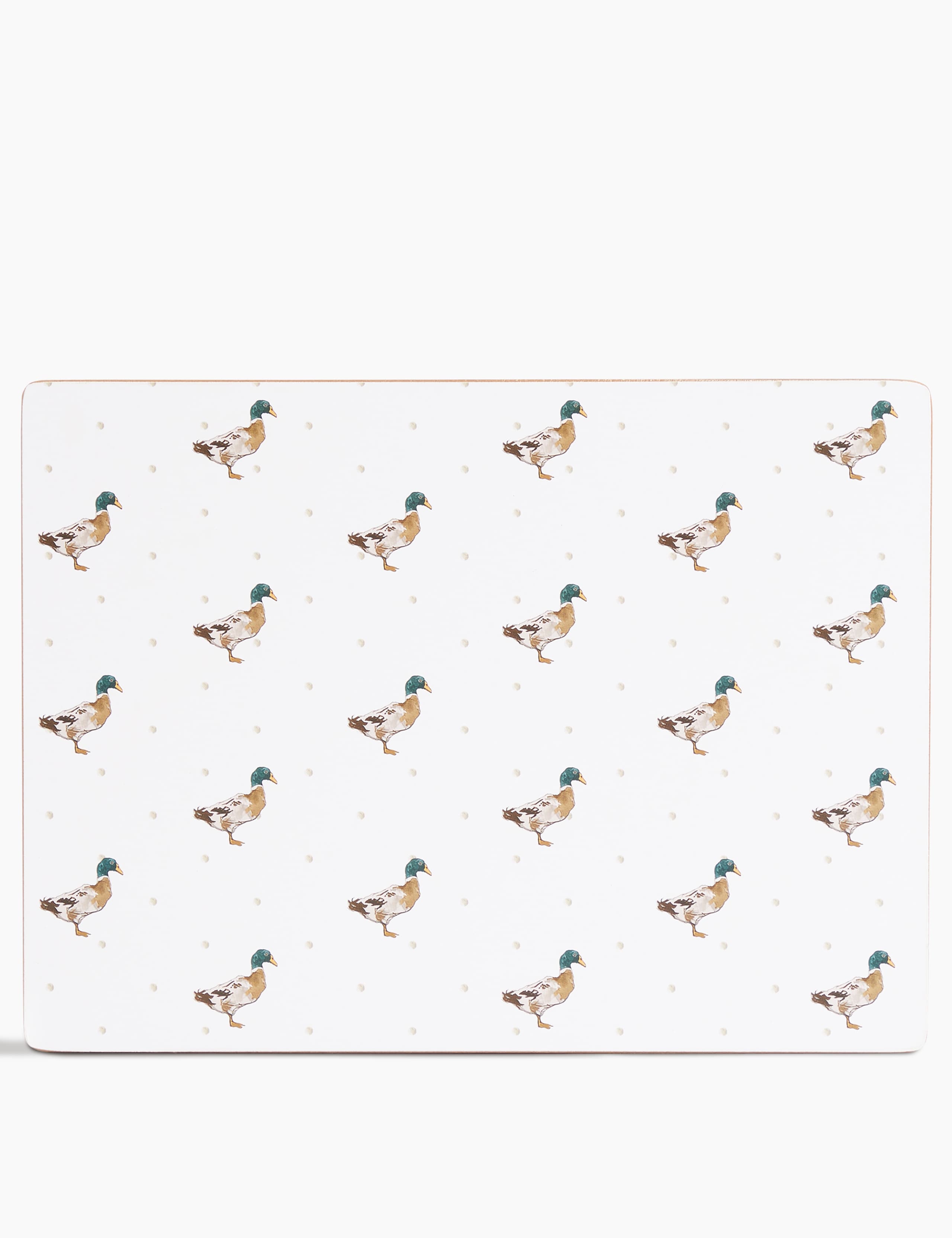 Set of 4 Watercolour Duck Placemats & Coasters 3 of 6