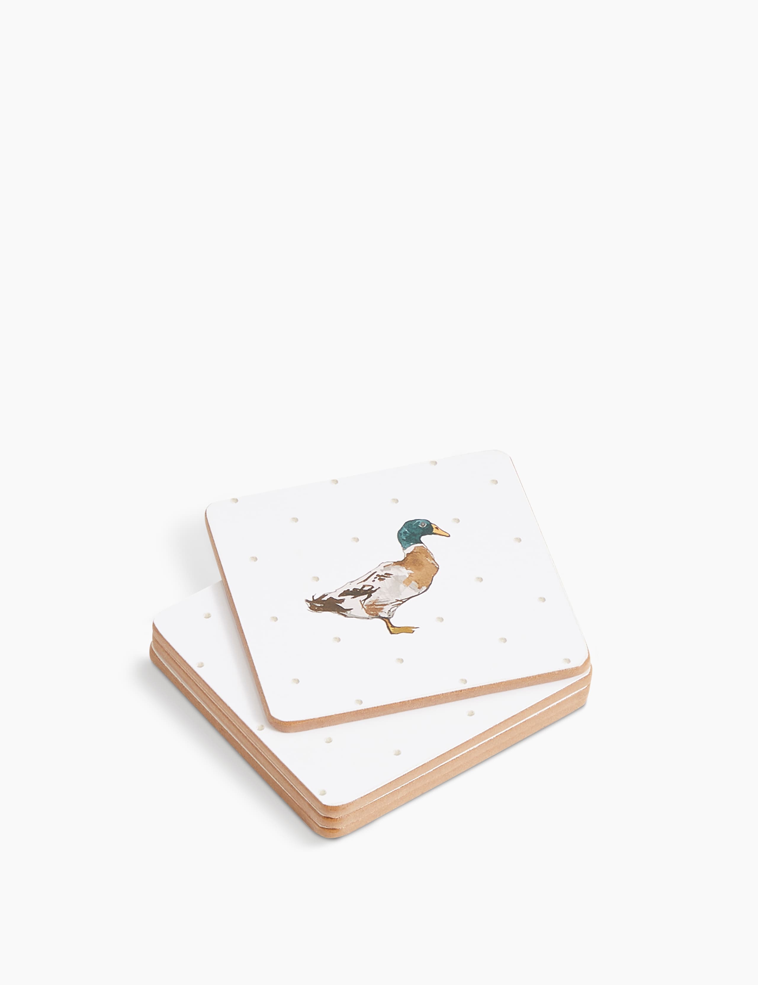 Set of 4 Watercolour Duck Placemats & Coasters 4 of 6