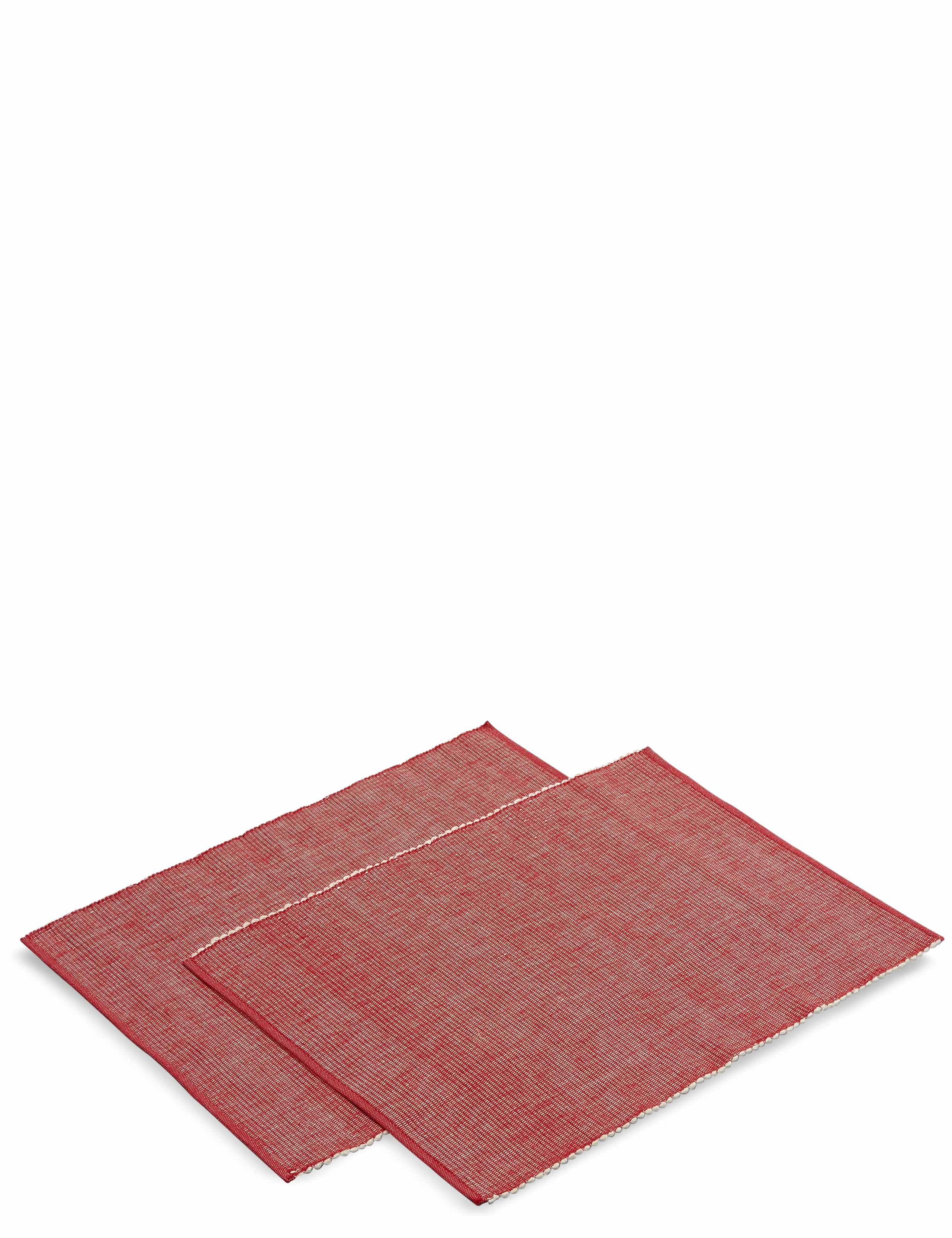 Set of 2 Cotton Ribbed Placemats 1 of 1
