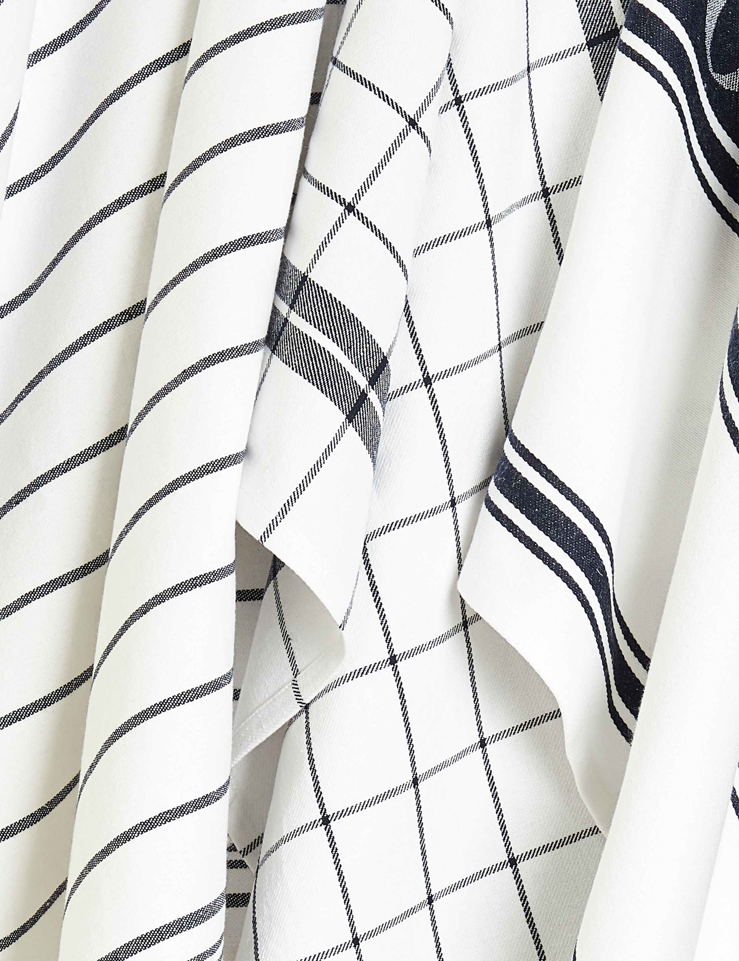 Set of 3 Cotton Rich Striped Tea Towels 2 of 3