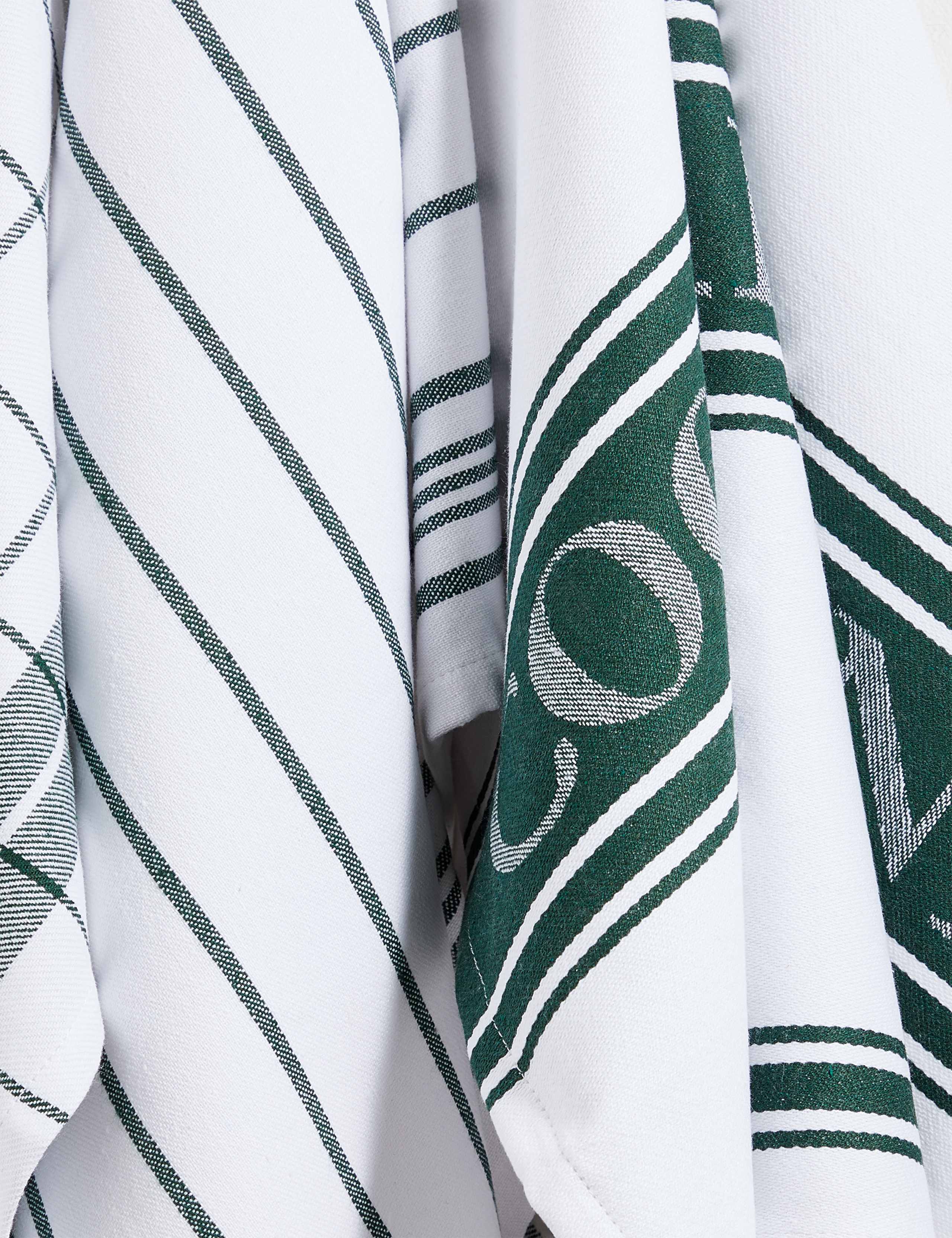Set of 3 Cotton Rich Striped Tea Towels 4 of 4