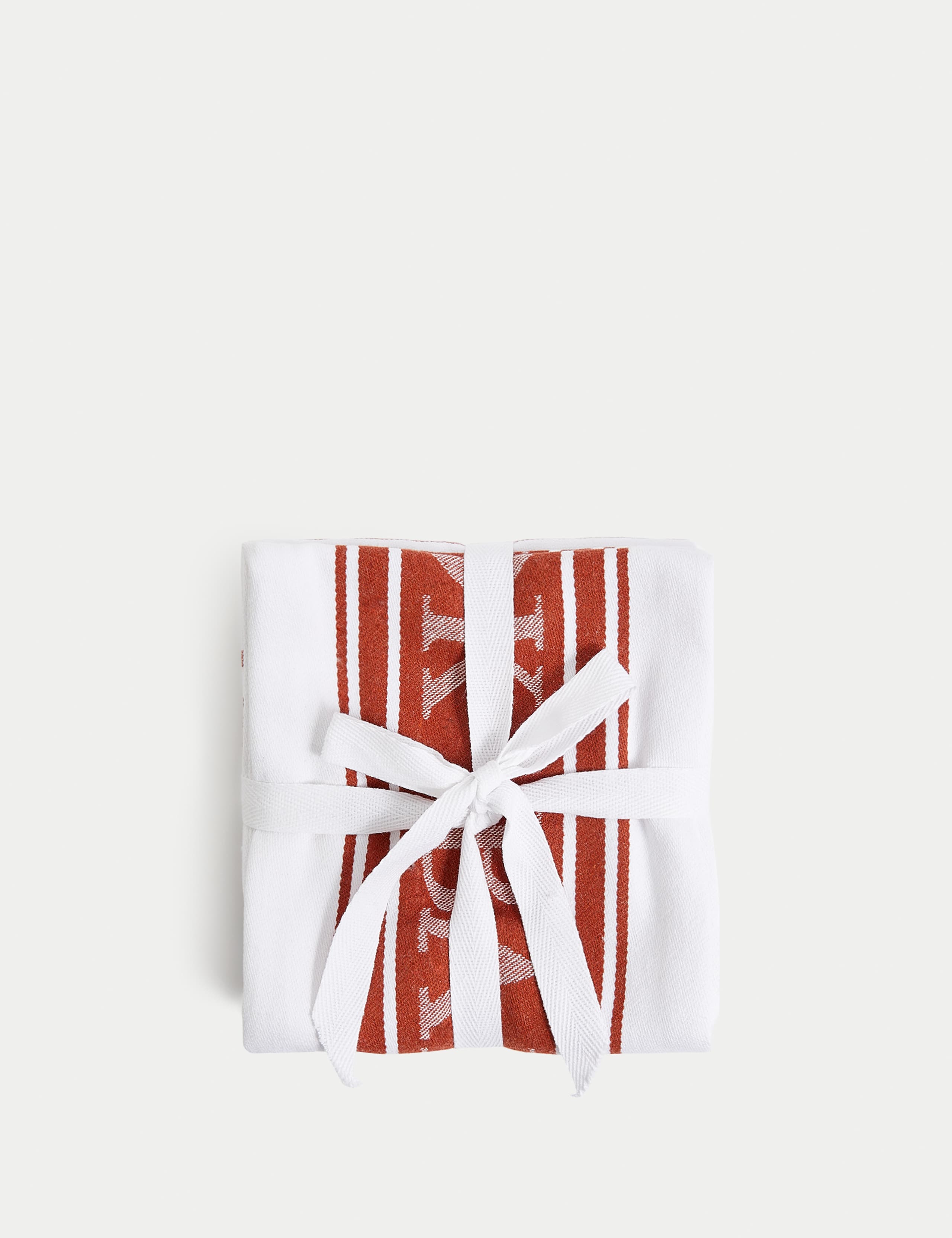 Set of 3 Cotton Rich Striped Tea Towels 2 of 4
