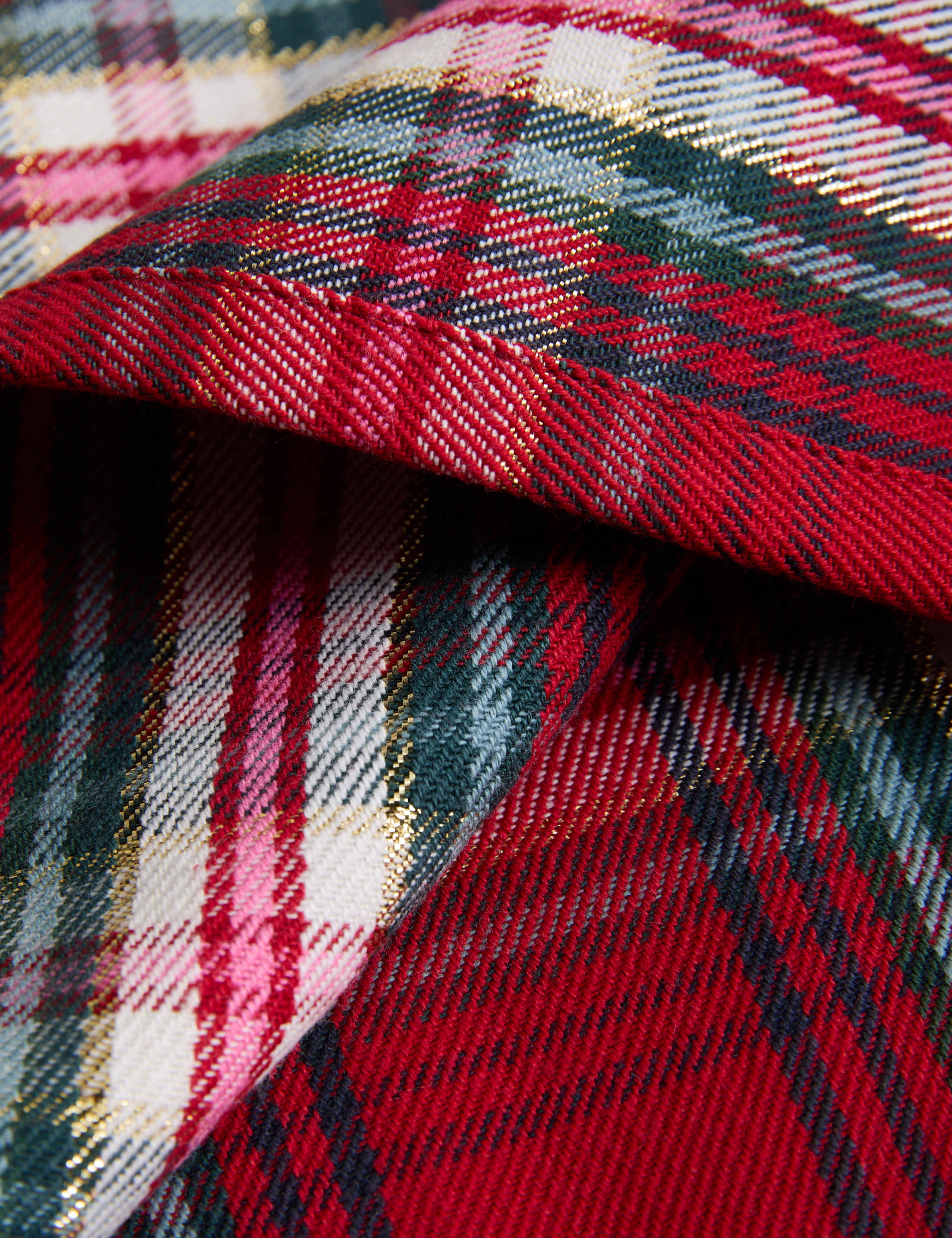 Set of 4 Cotton Rich Tartan Napkins 2 of 5