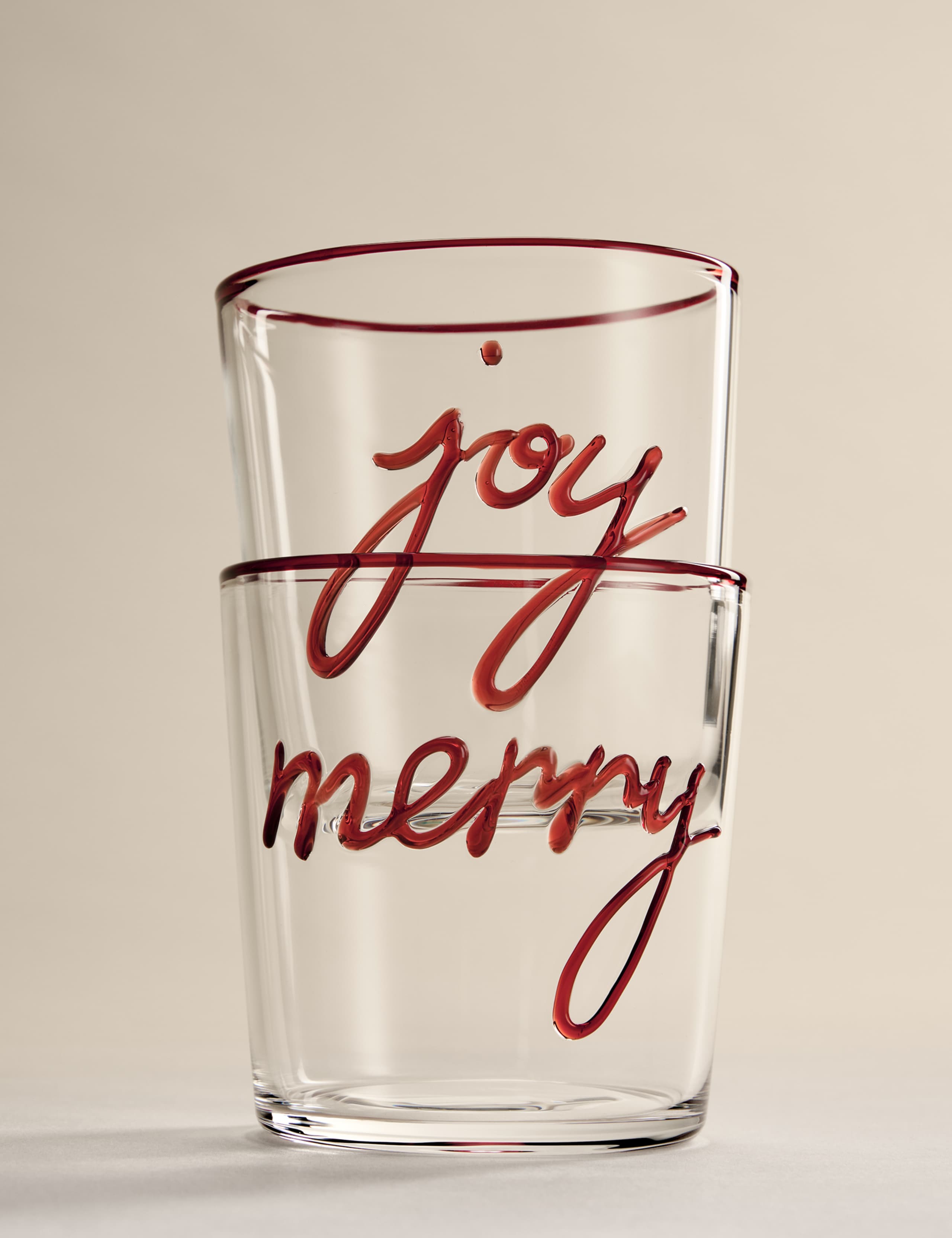 Slogan Tumblers, Set of 2 3 of 4