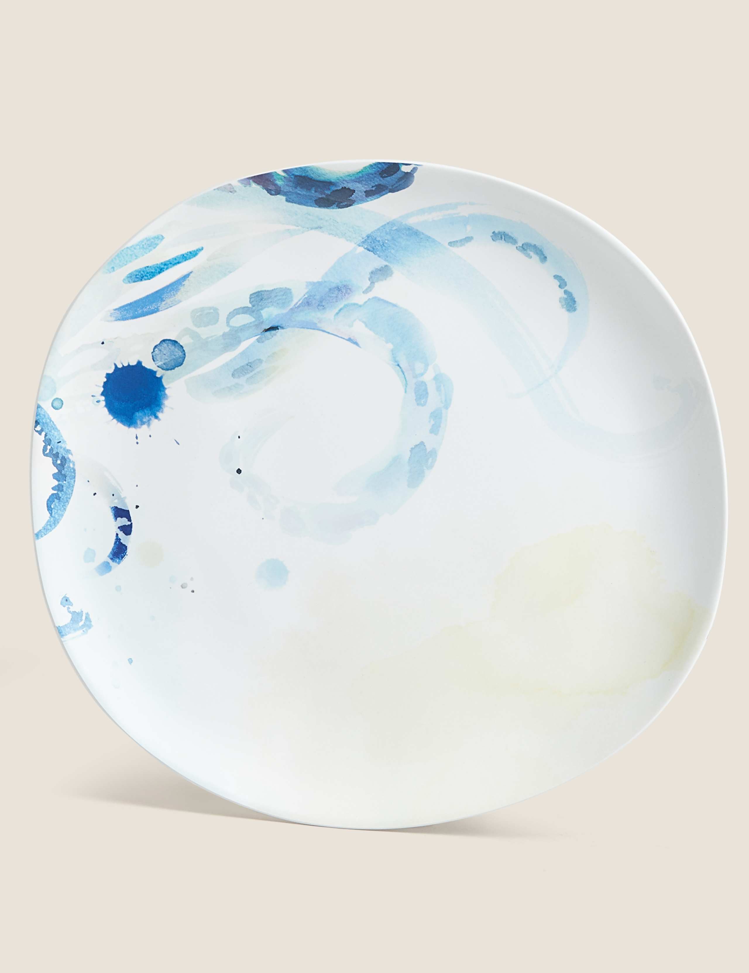 Set of 4 Nautical Picnic Dinner Plates 2 of 5