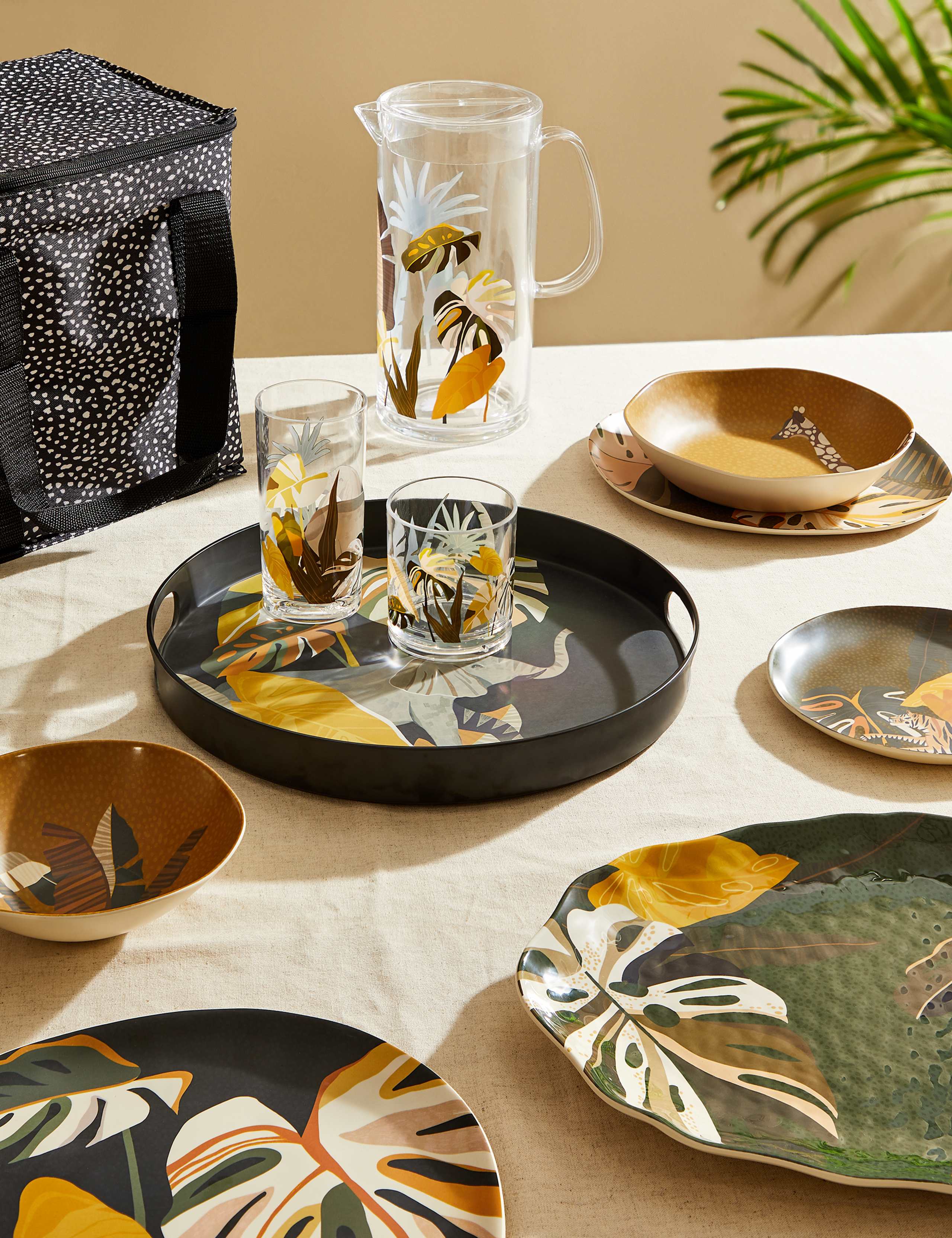 Set of 4 Jungle Picnic Highballs 2 of 5