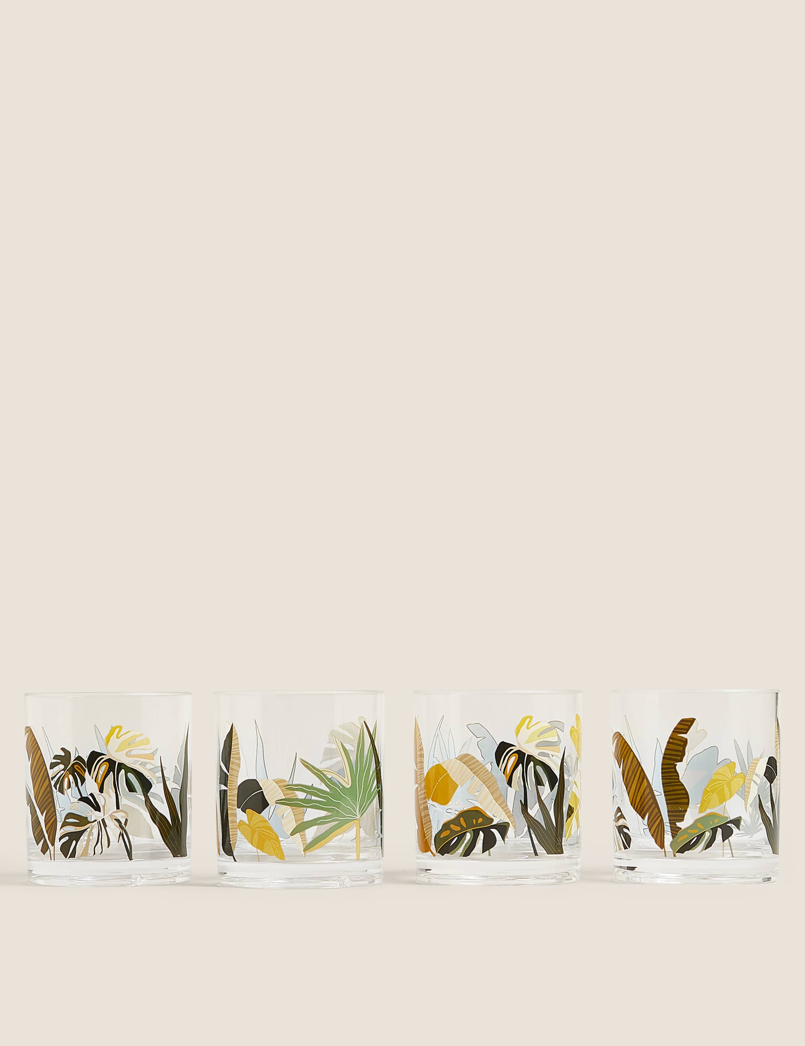 Set of 4 Jungle Picnic Tumblers 1 of 5