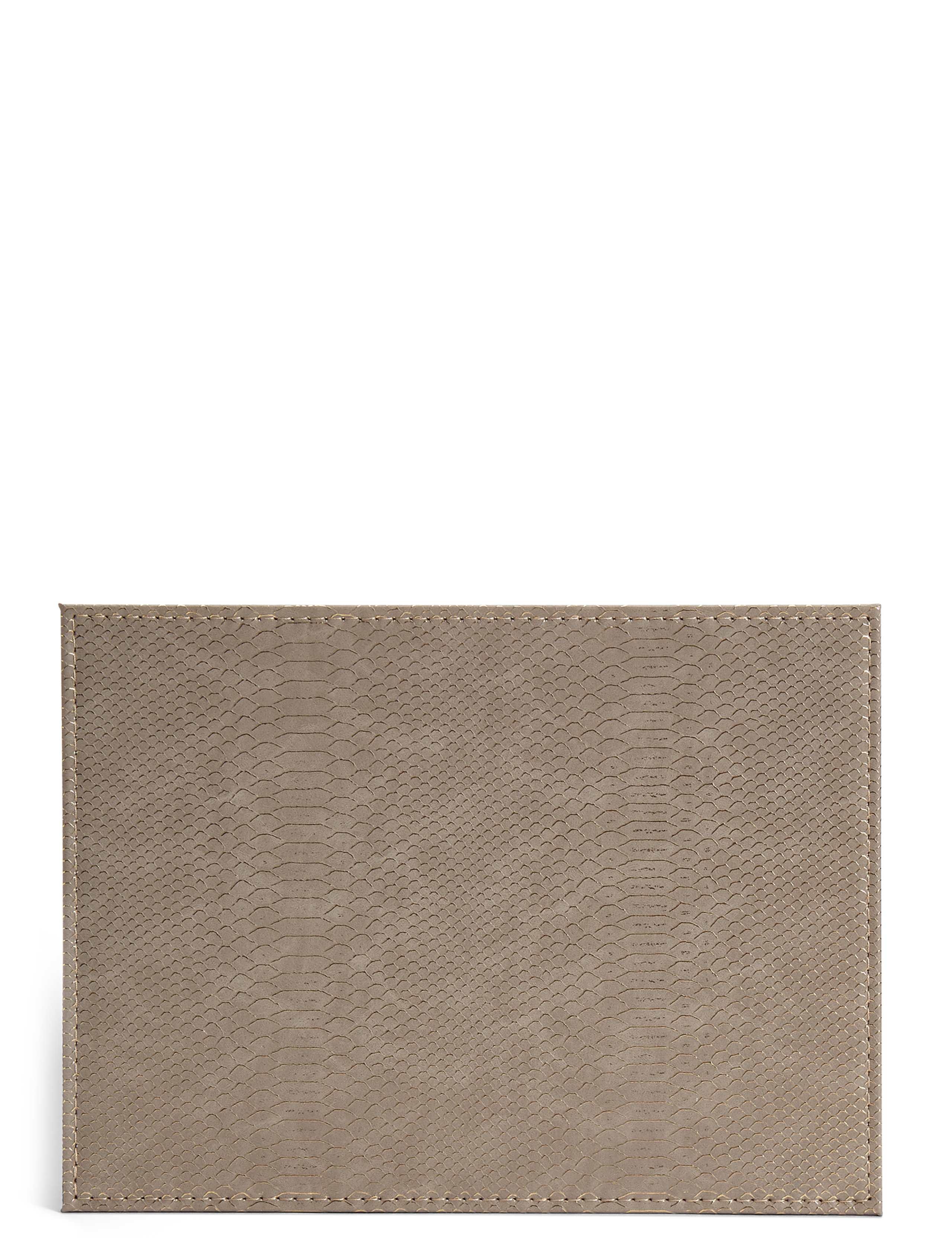 Set of 4 Faux Leather Placemats & Coasters 3 of 6