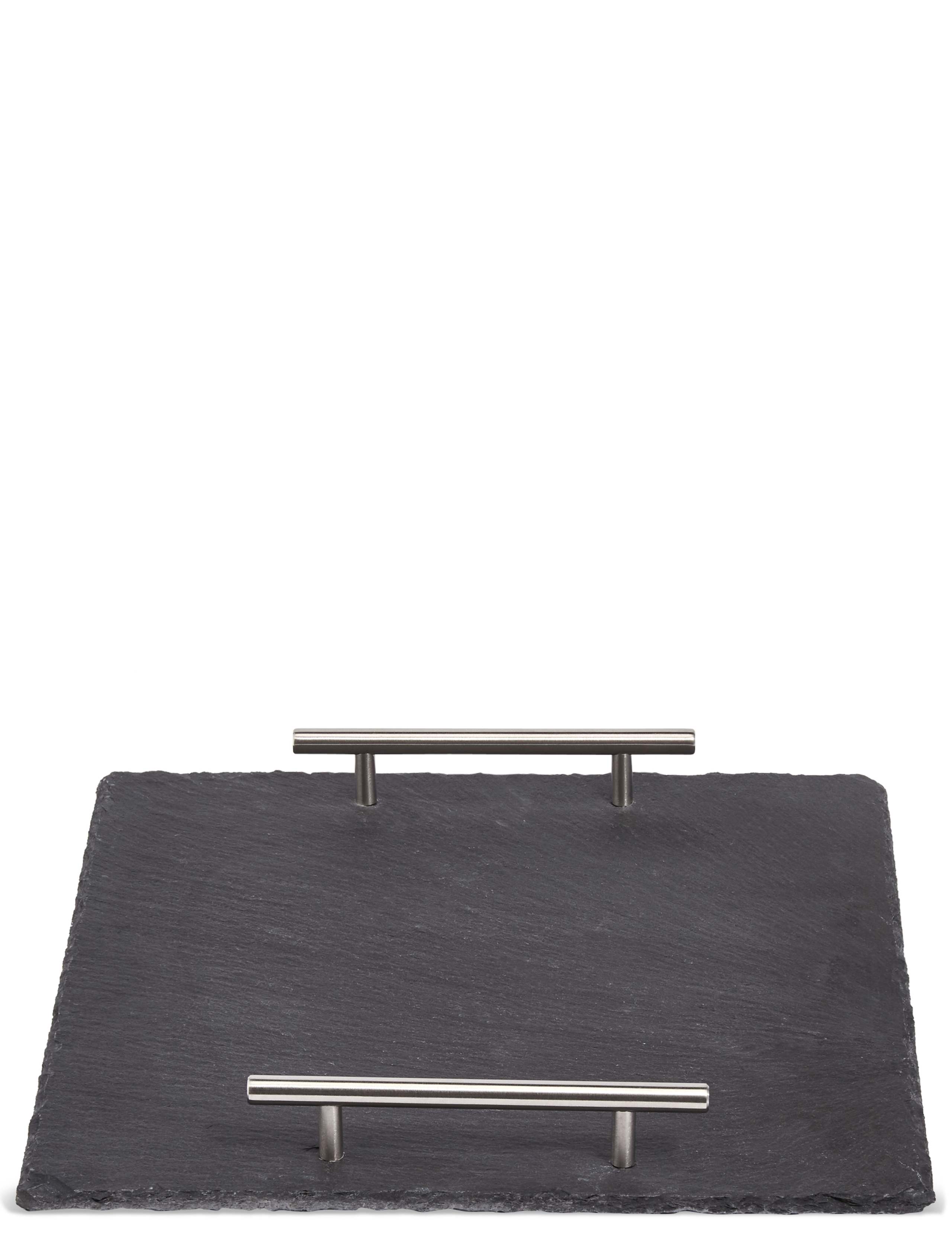 Slate Square Platter with Handles 2 of 4
