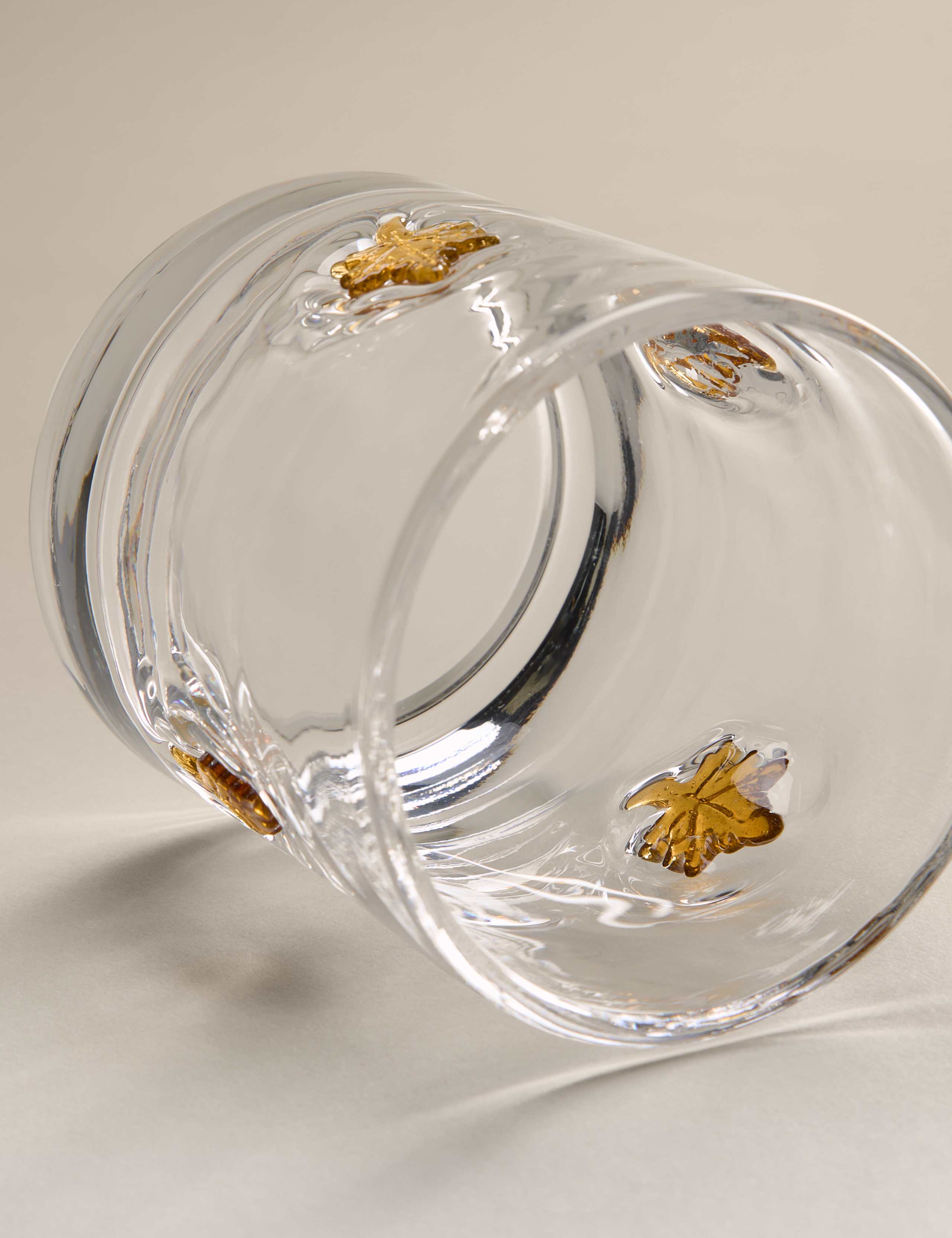 2pk Maple Leaf Glass Tumblers 5 of 5
