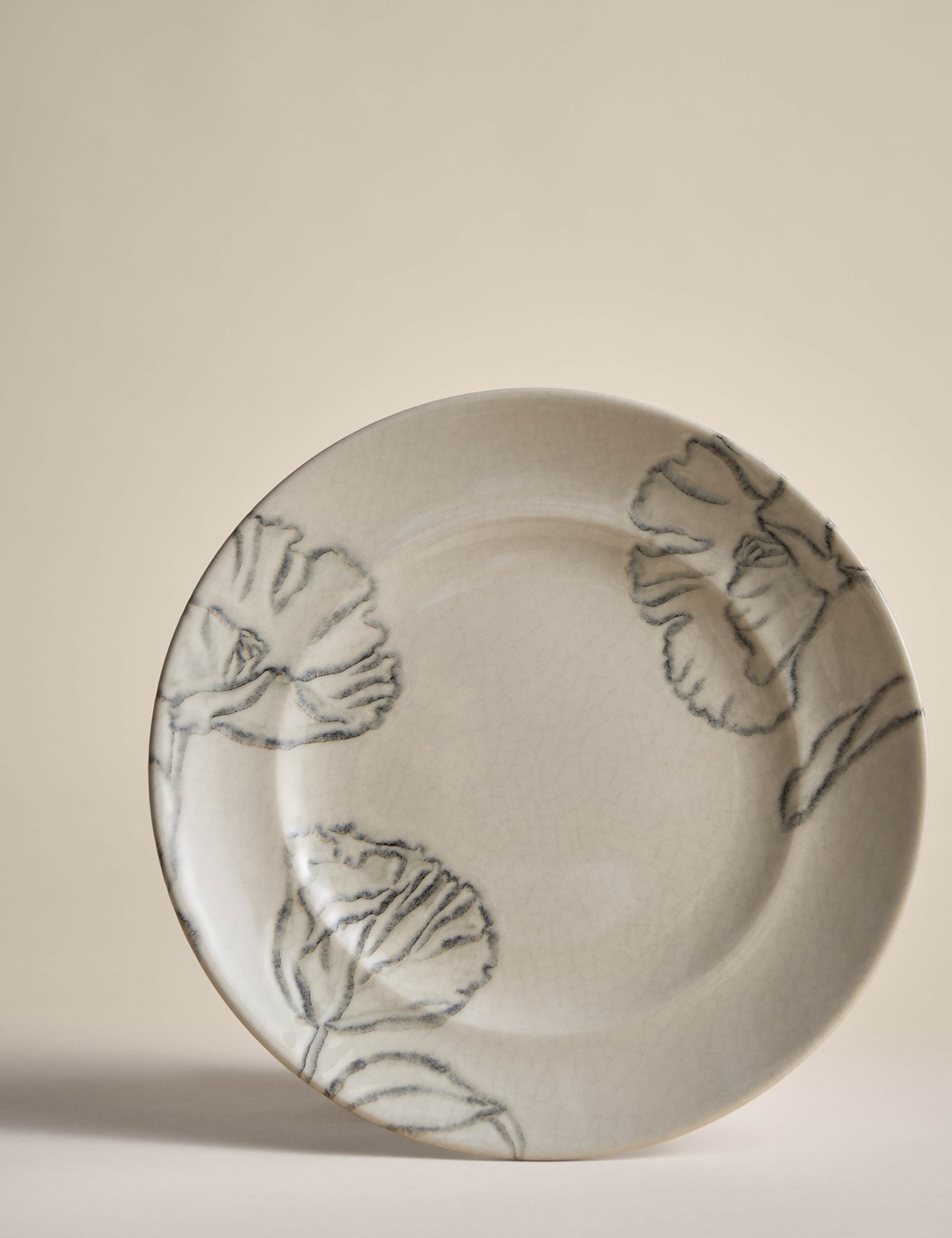 Floral Crackle Side Plate 1 of 4