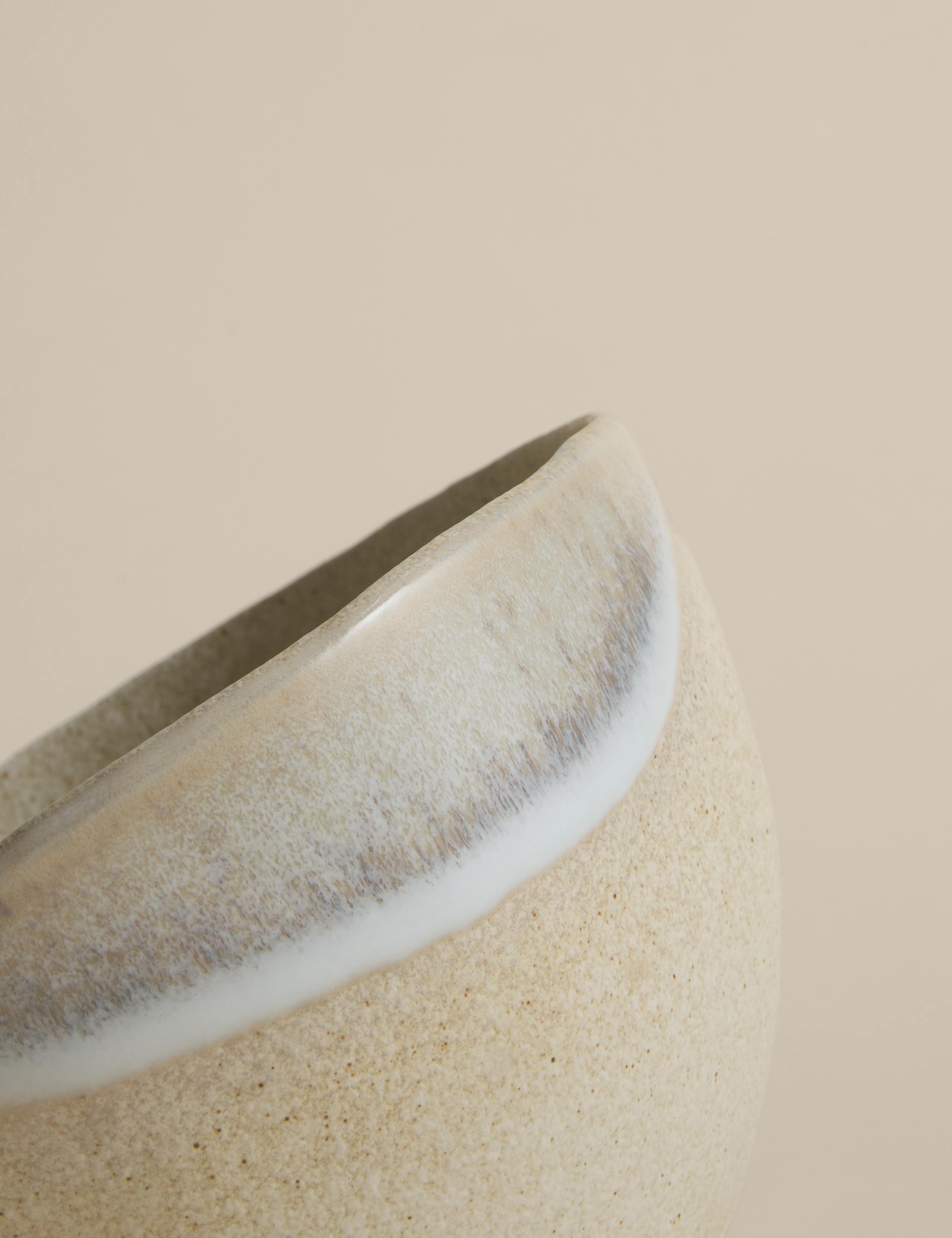 Small Reactive Glaze Stoneware Bowl 2 of 4