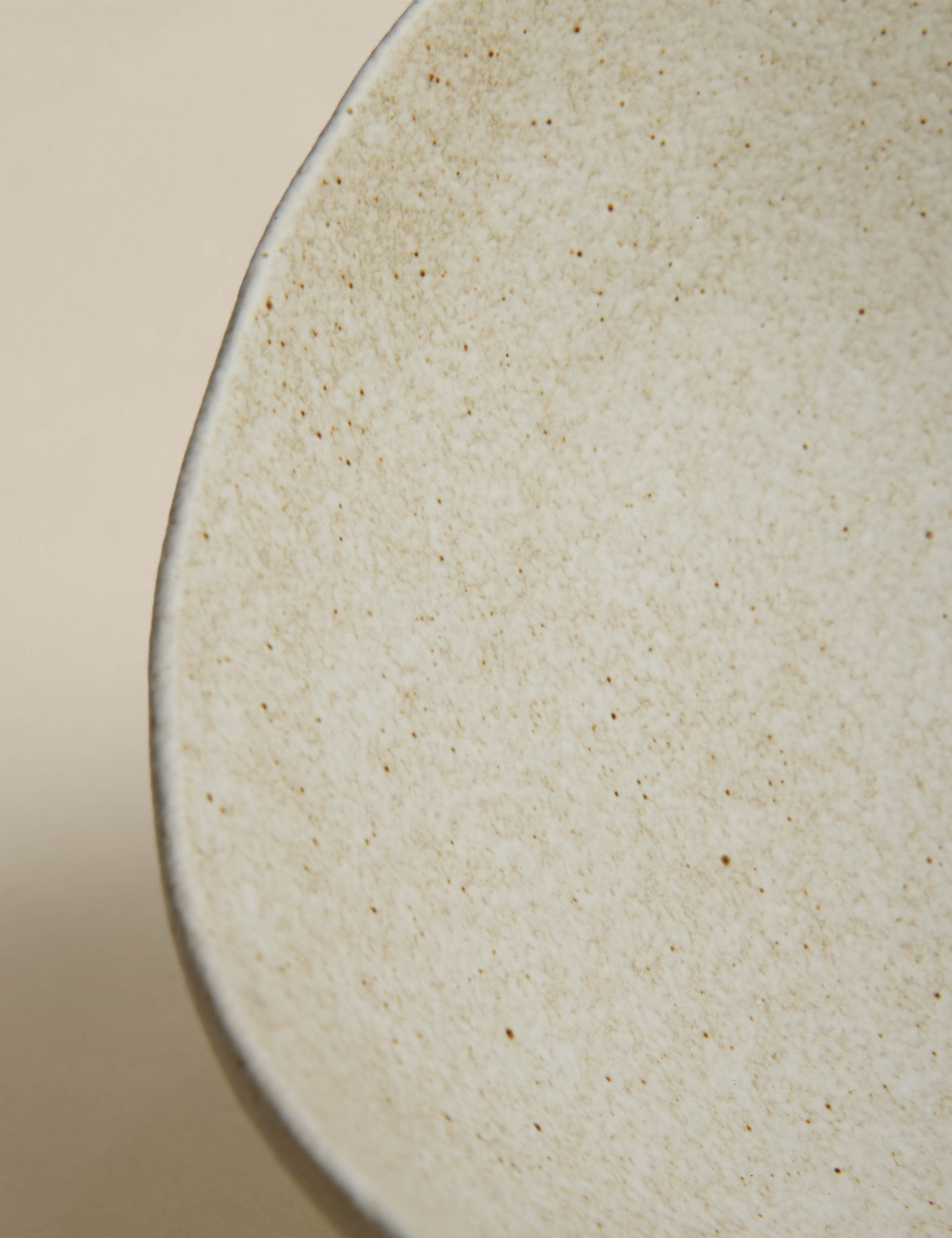 Small Reactive Glaze Stoneware Bowl 3 of 4