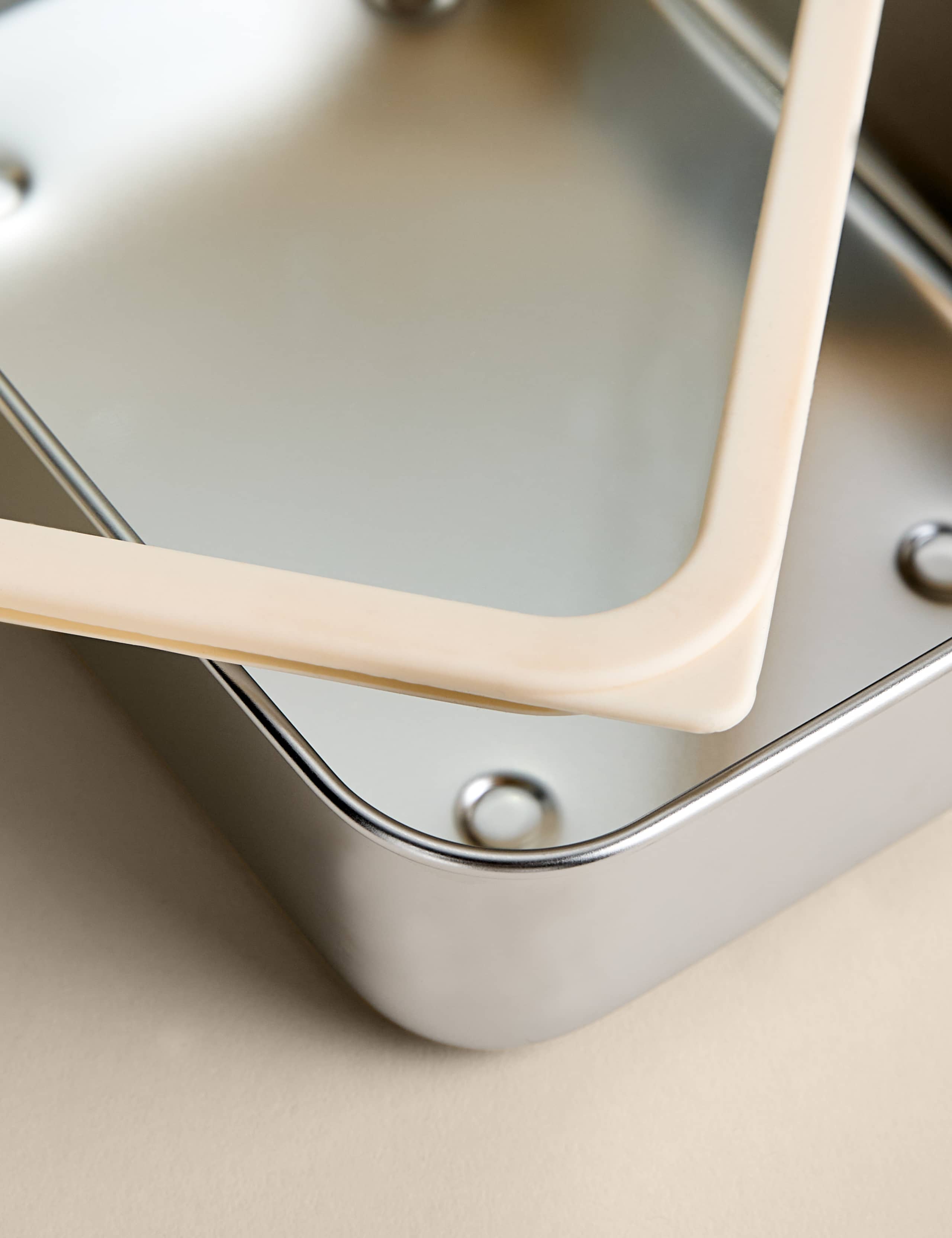 Medium Stainless Steel Container With Glass Lid 3 of 5