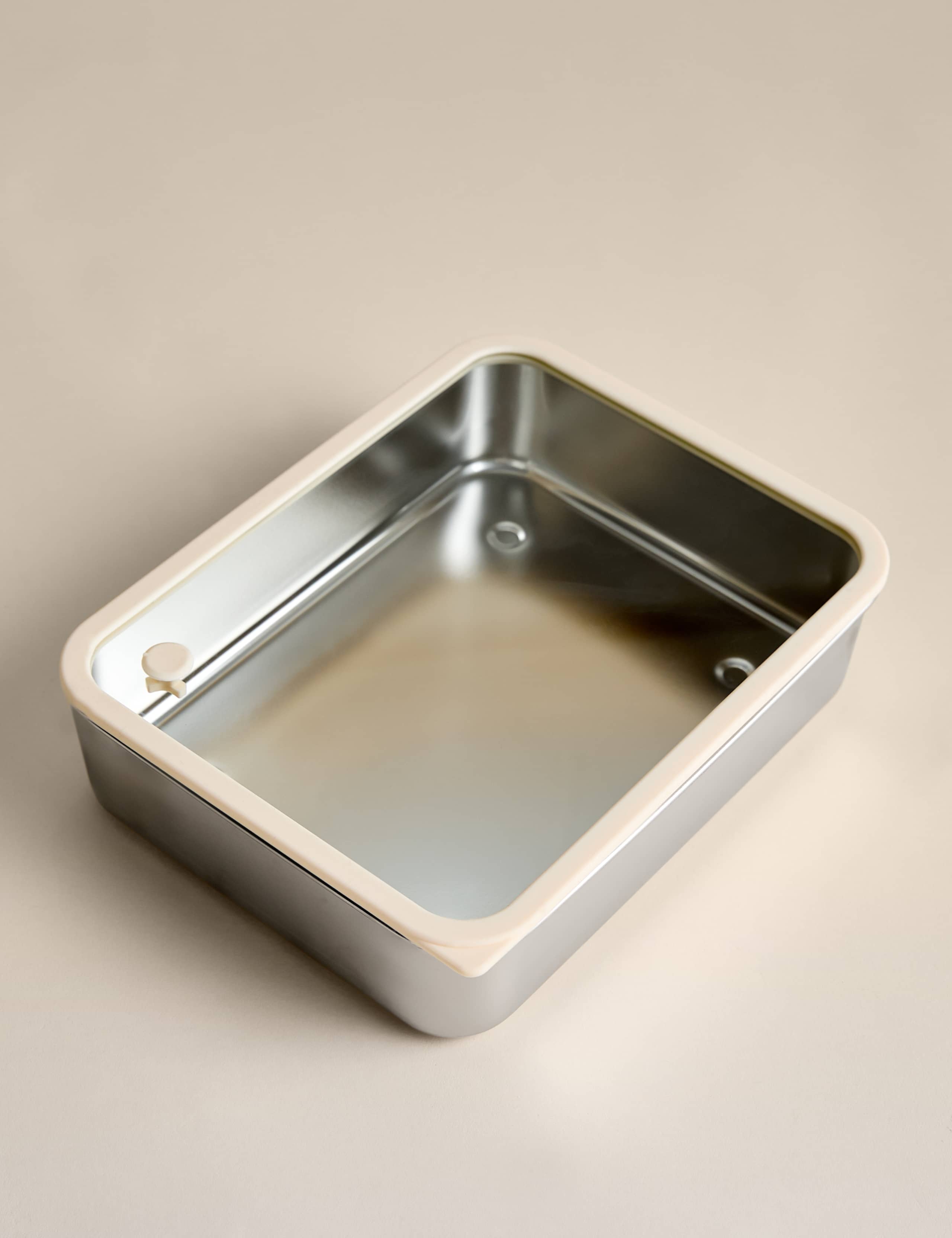 Large Stainless Steel Container With Glass Lid 2 of 4