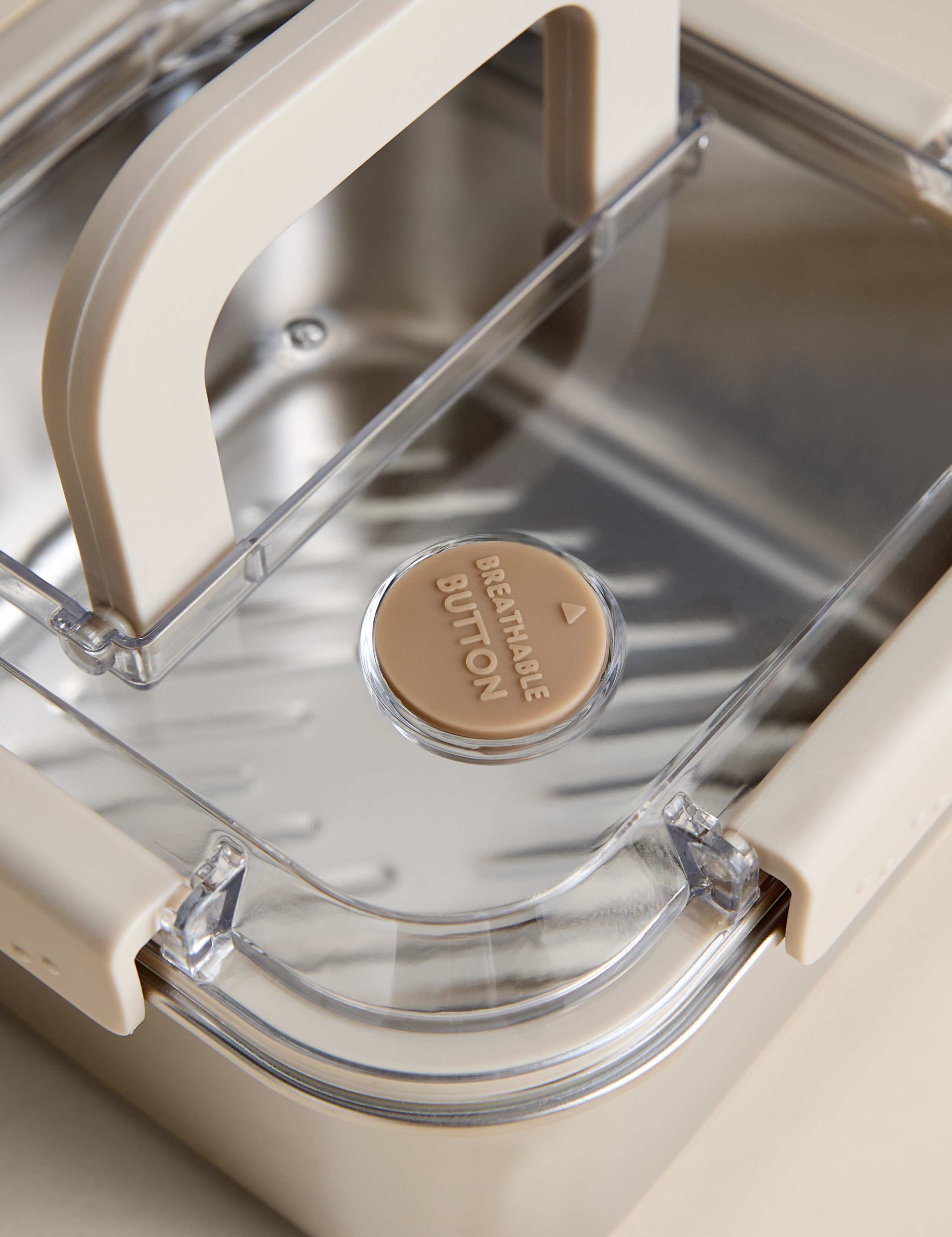 Medium Stainless Steel Storage Container with Handle 3 of 3