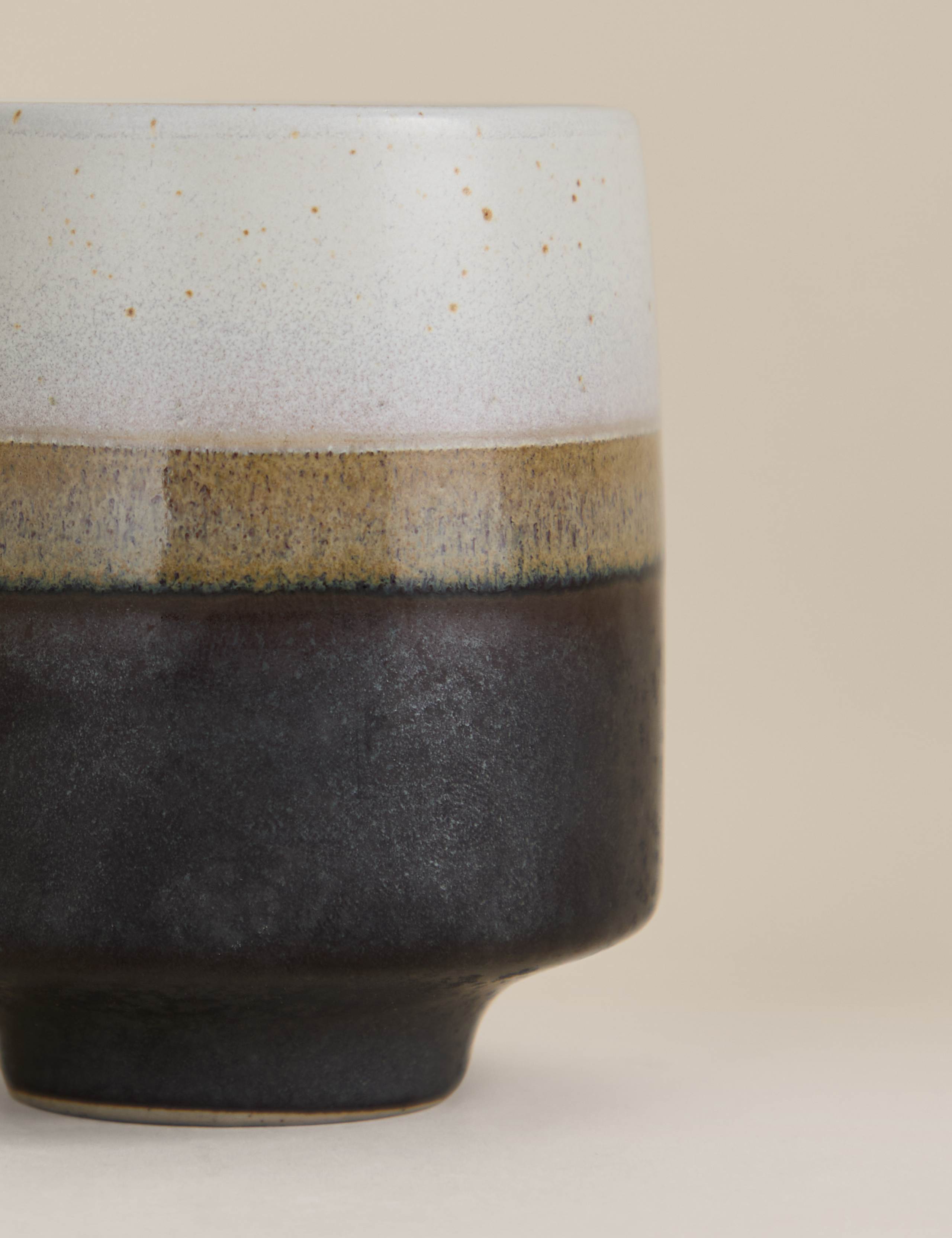 Reactive Glaze Handleless Mug 2 of 3