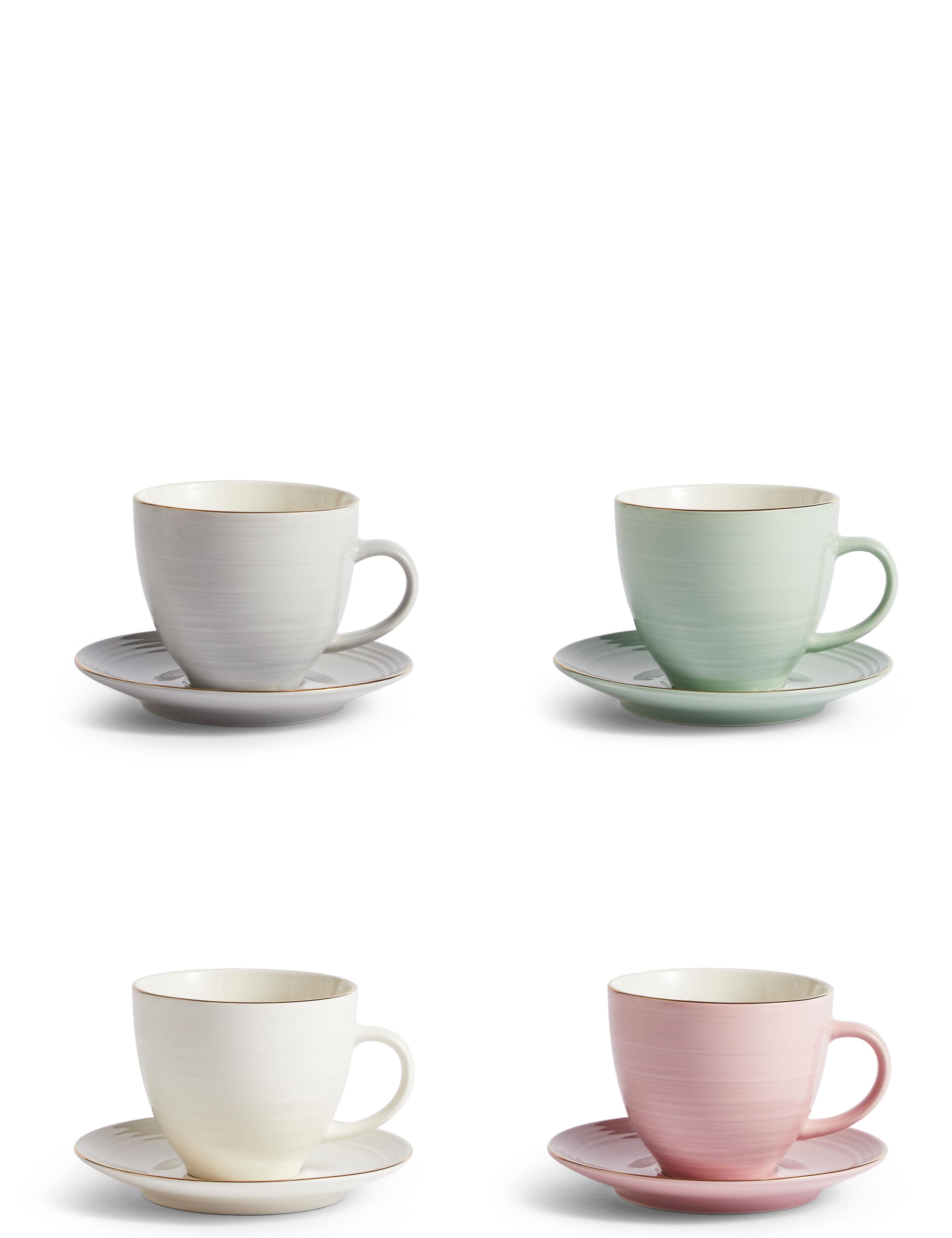 Isla Set of 4 Cups & Saucers 1 of 3
