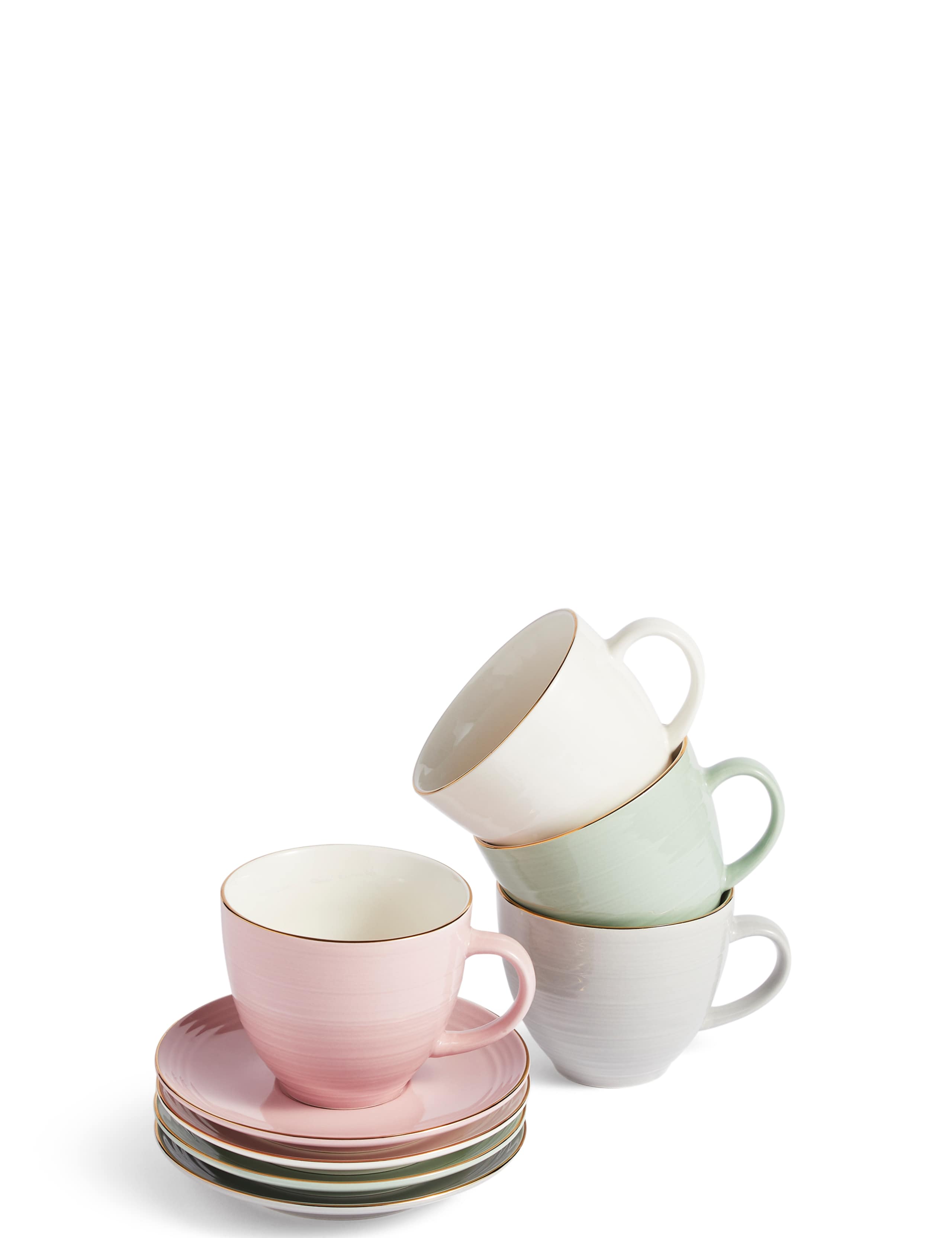 Isla Set of 4 Cups & Saucers 2 of 3