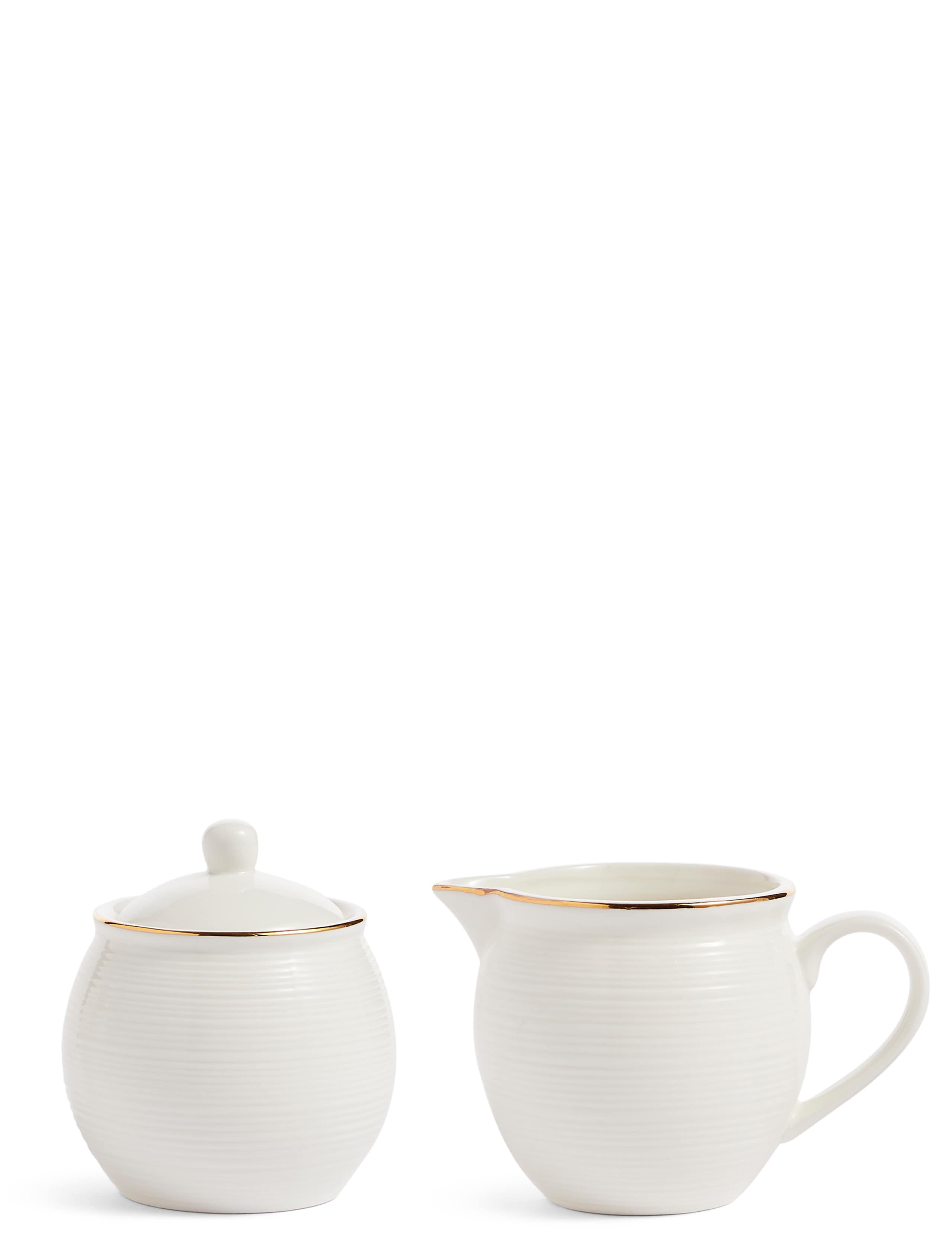 Isla Sugar Pot & Creamer Jar 1 of 3