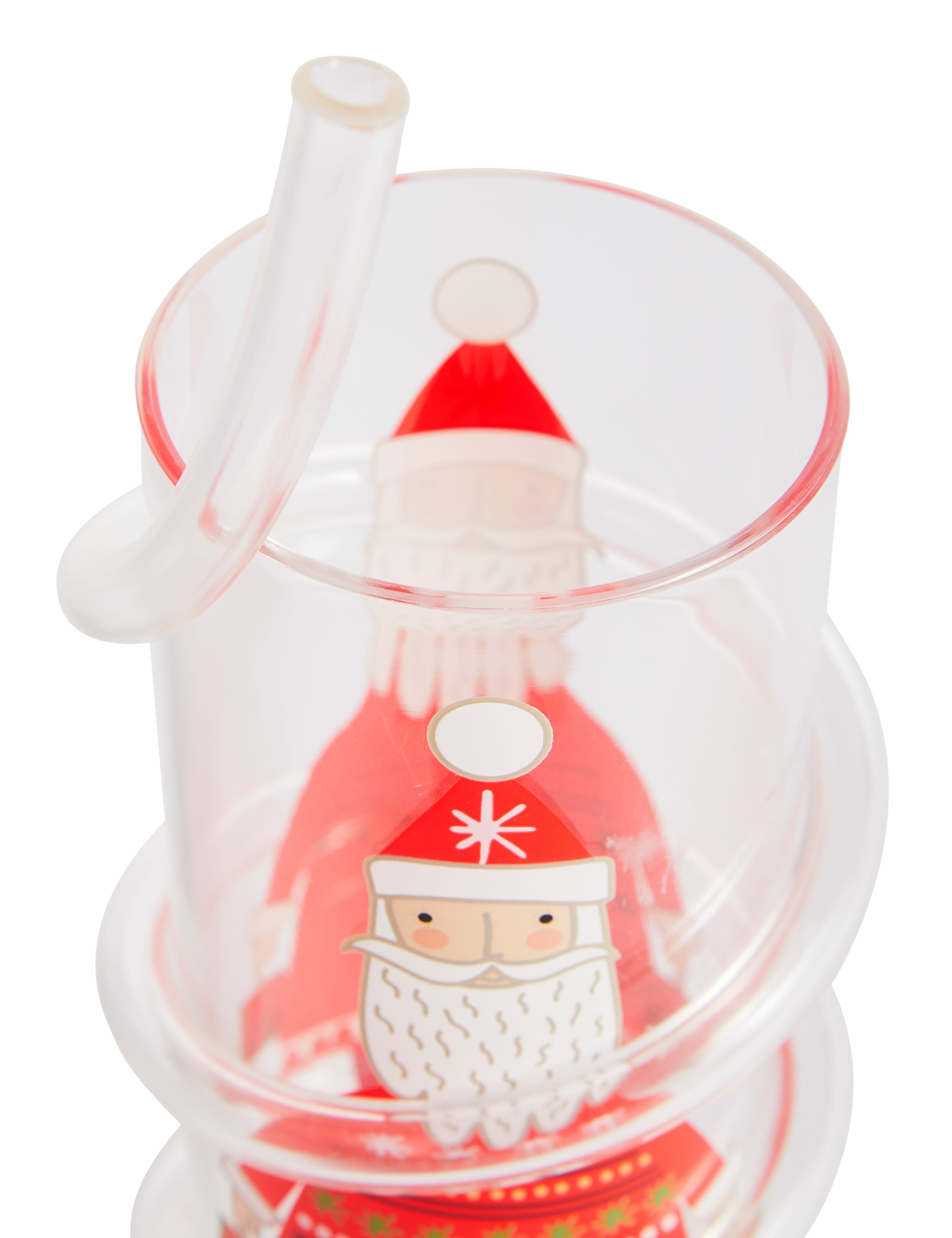 Christmas Cup with Straw 2 of 3