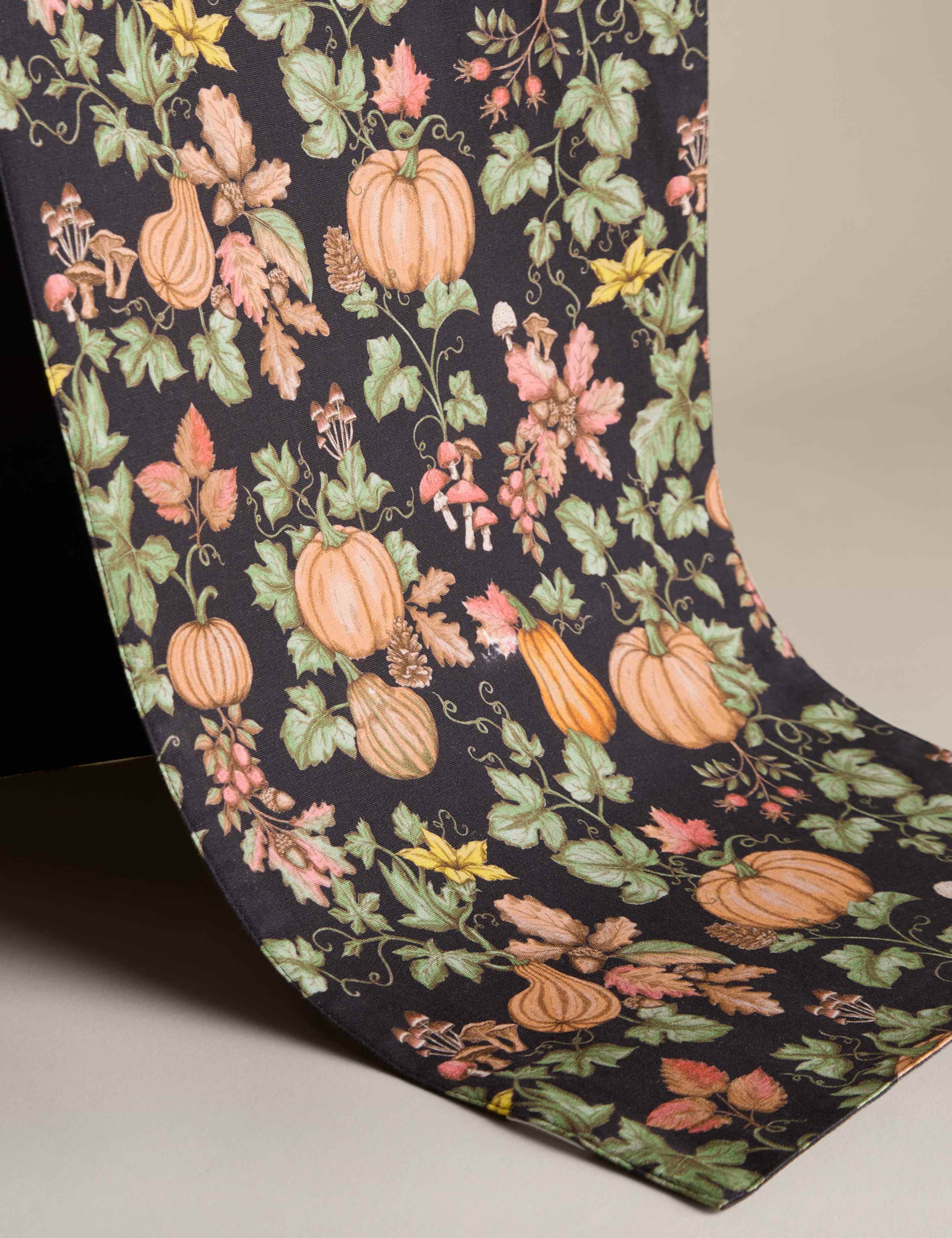 Cotton Rich Pumpkin Table Runner 2 of 4