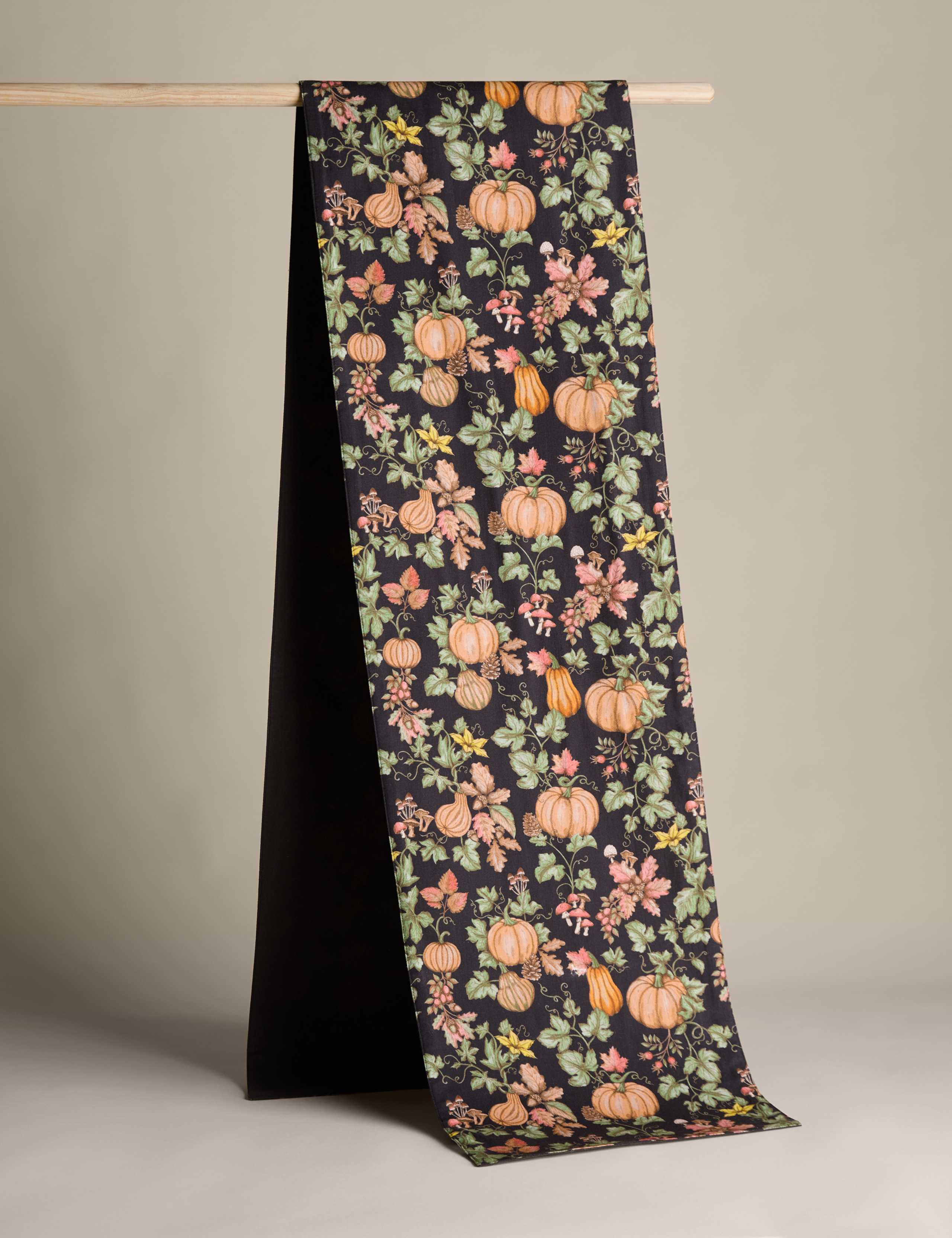 Cotton Rich Pumpkin Table Runner 1 of 4