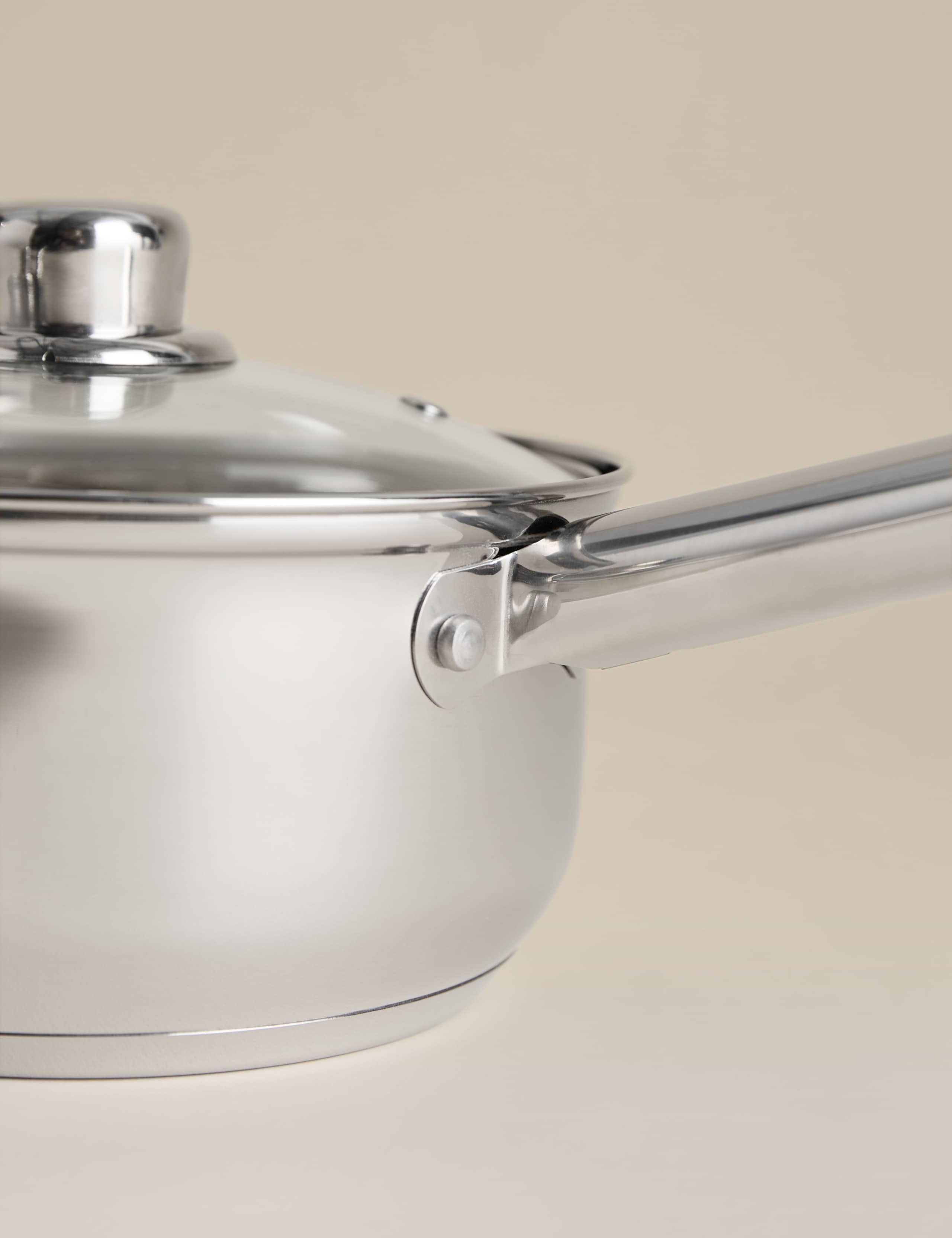 3 Piece Stainless Steel Pan Set 4 of 4