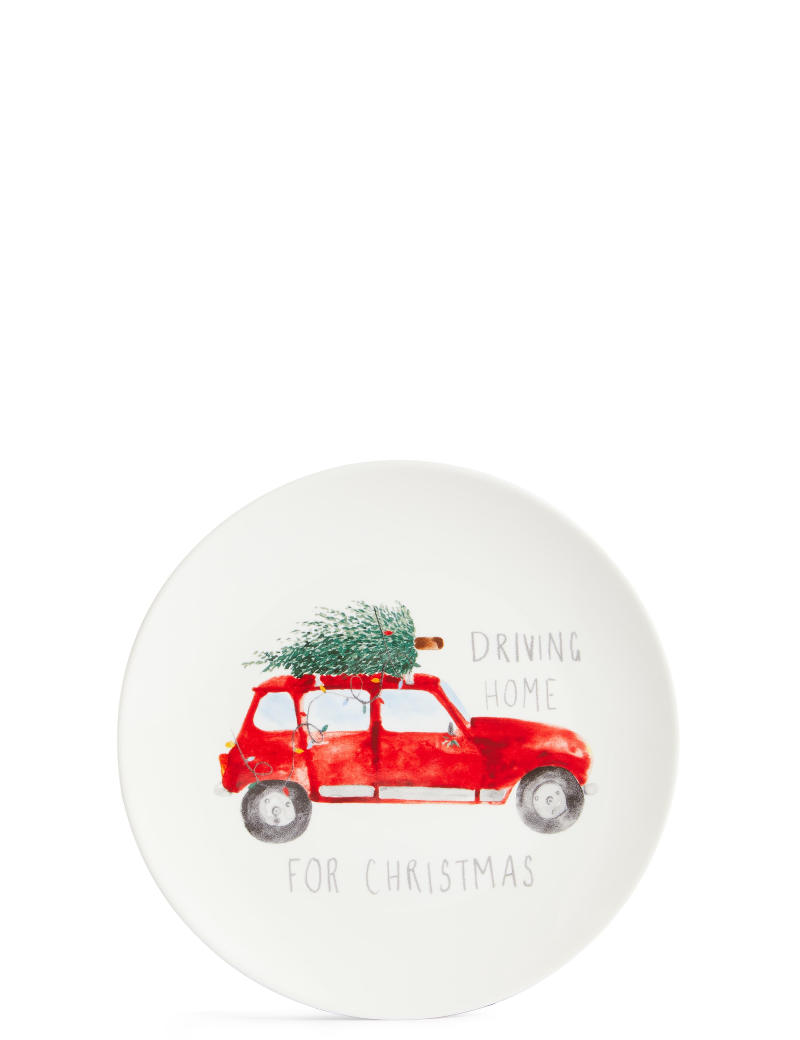 Set of 4 Christmas Slogan Side Plates 3 of 8