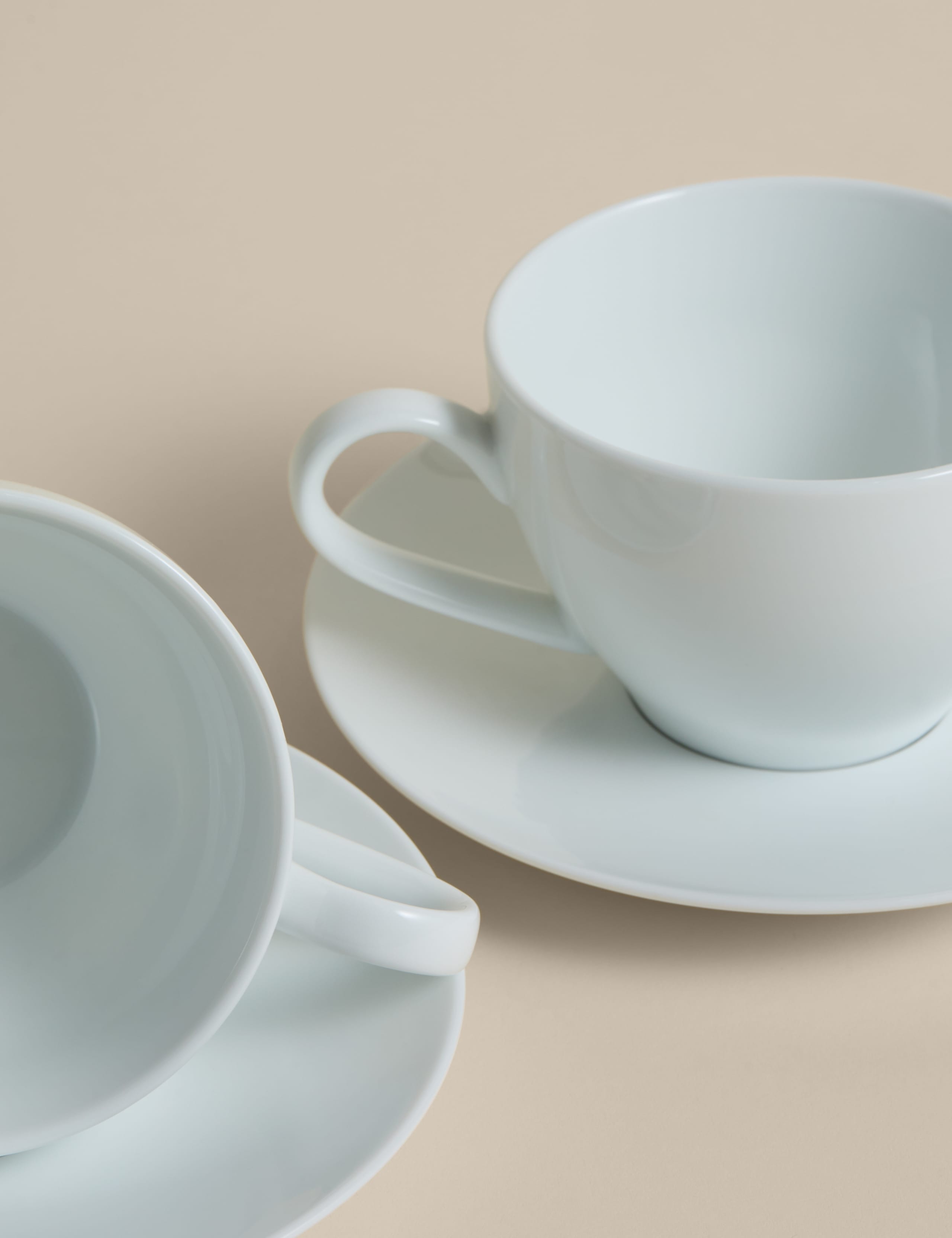 Set of 2 Burford Cappuccino Cups & Saucers 3 of 4