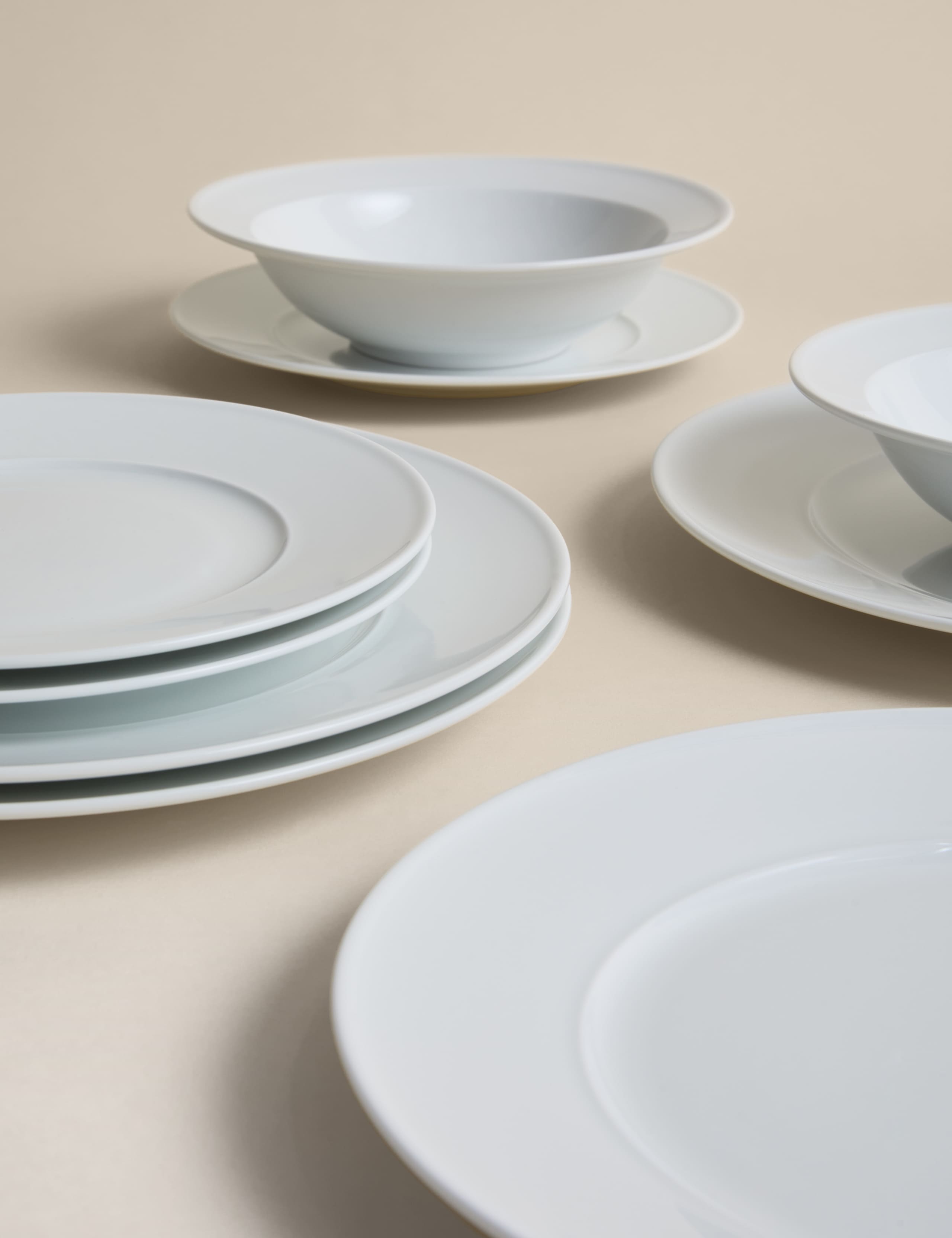 12 Piece Burford Porcelain Dinner Set 4 of 5