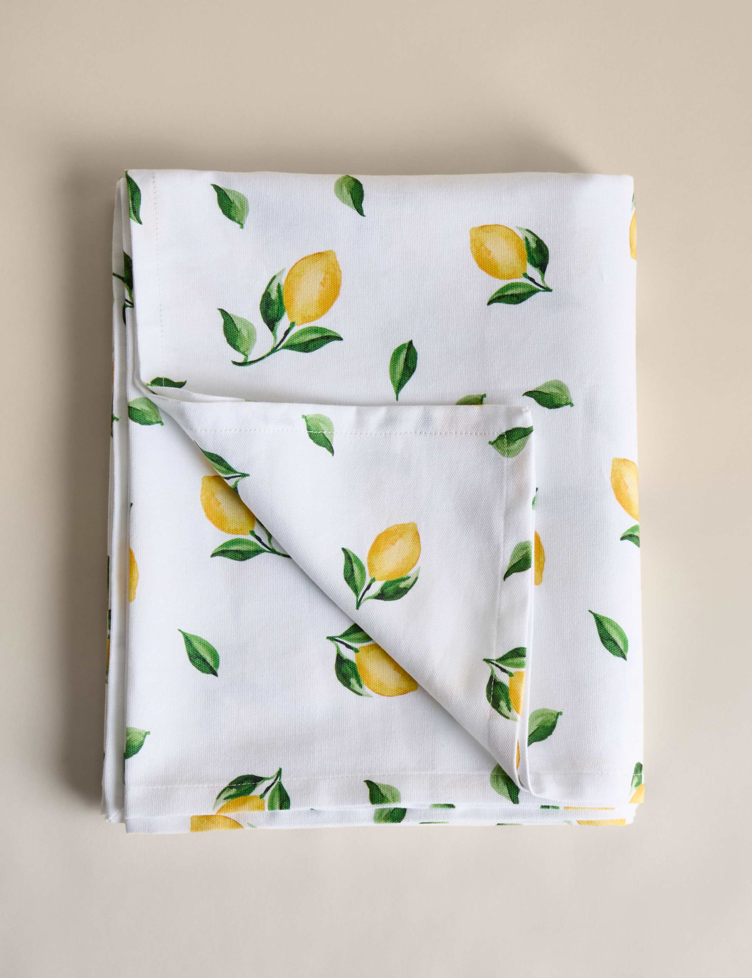 Pure Cotton Lemon Tablecloth 2 of 6