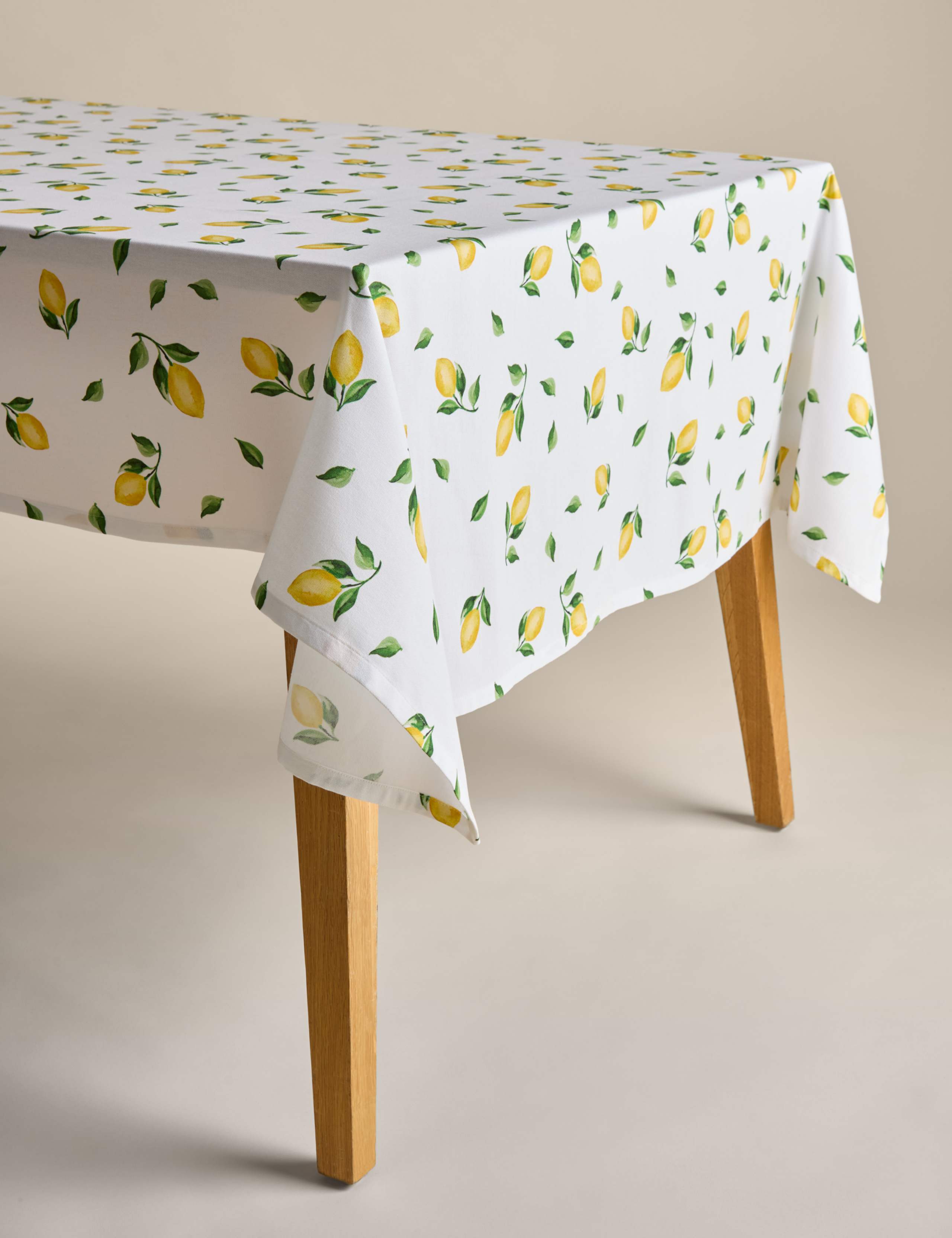Pure Cotton Lemon Tablecloth 6 of 6
