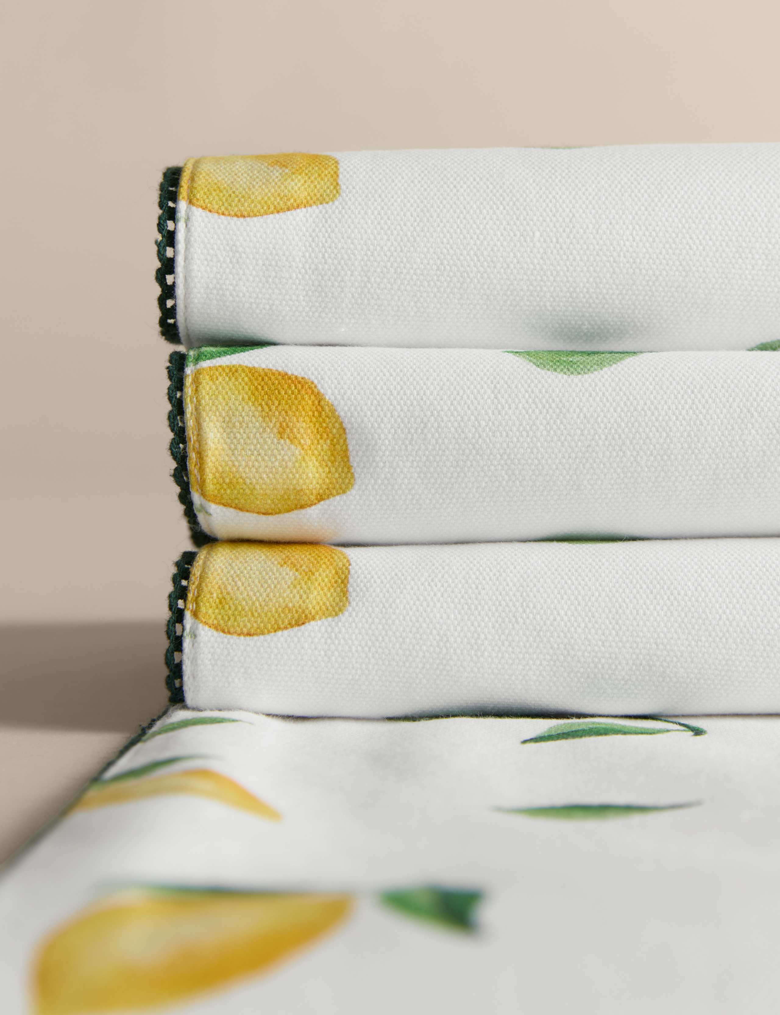 Pure Cotton Lemon Table Runner 3 of 5