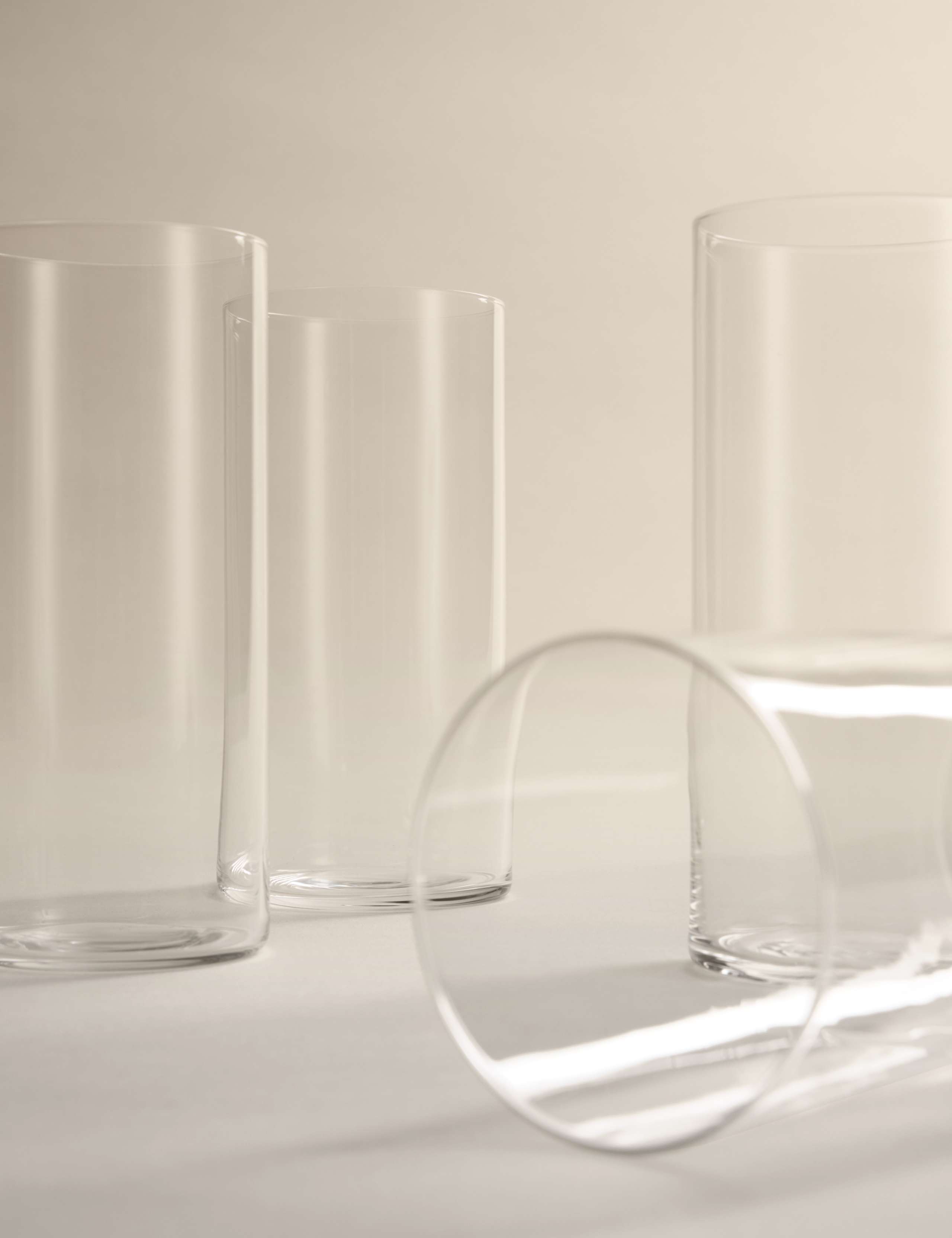 Set of 4 Straight Sided Hi Ball Glasses 1 of 6