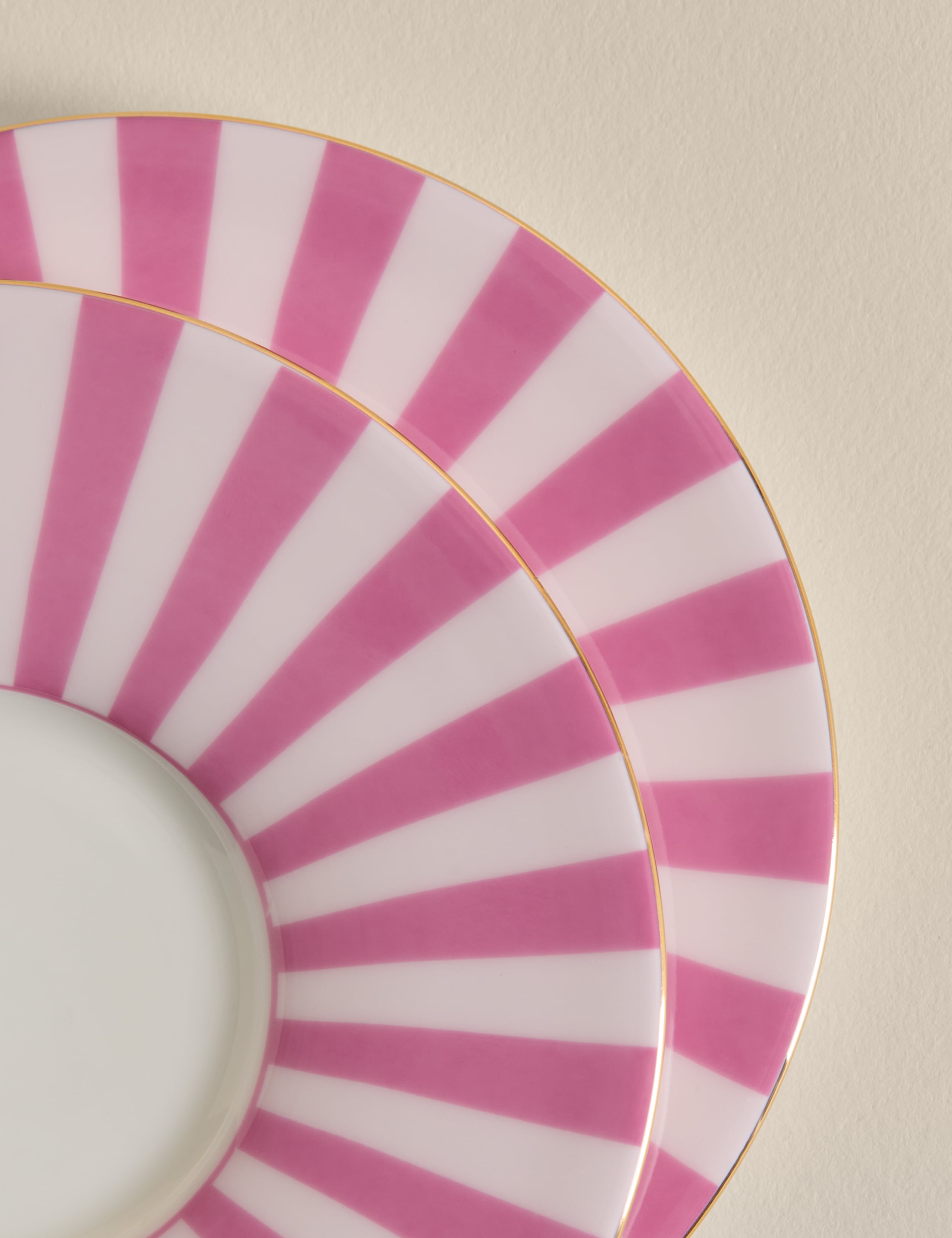 2 Pack Bone China Stripe Espresso Cup & Saucer 6 of 6