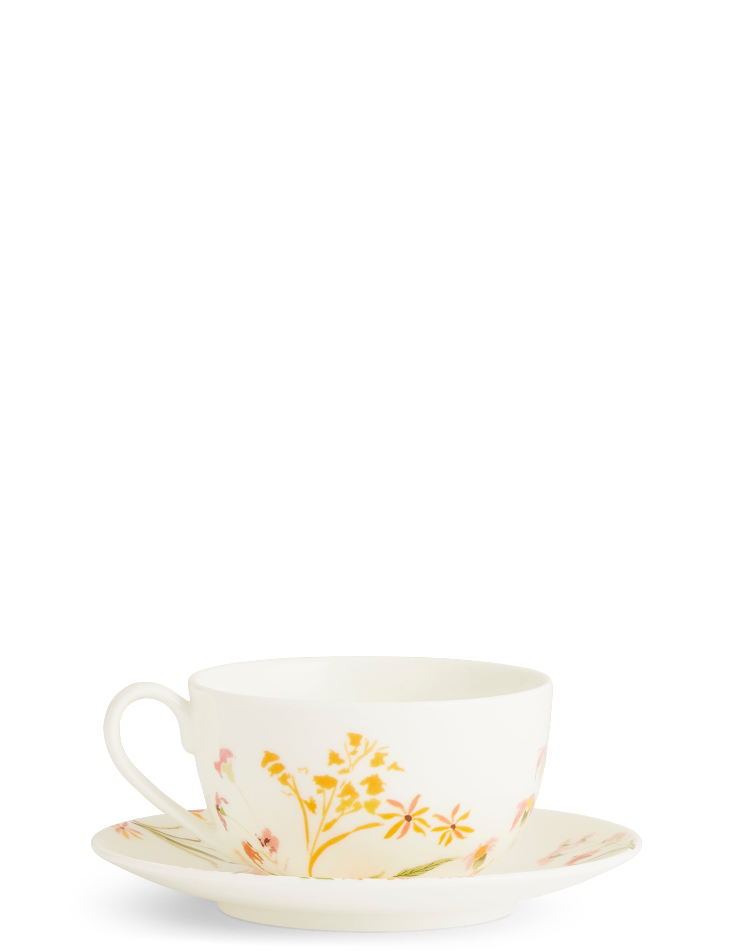 Painterly Floral Cup & Saucer 2 of 4
