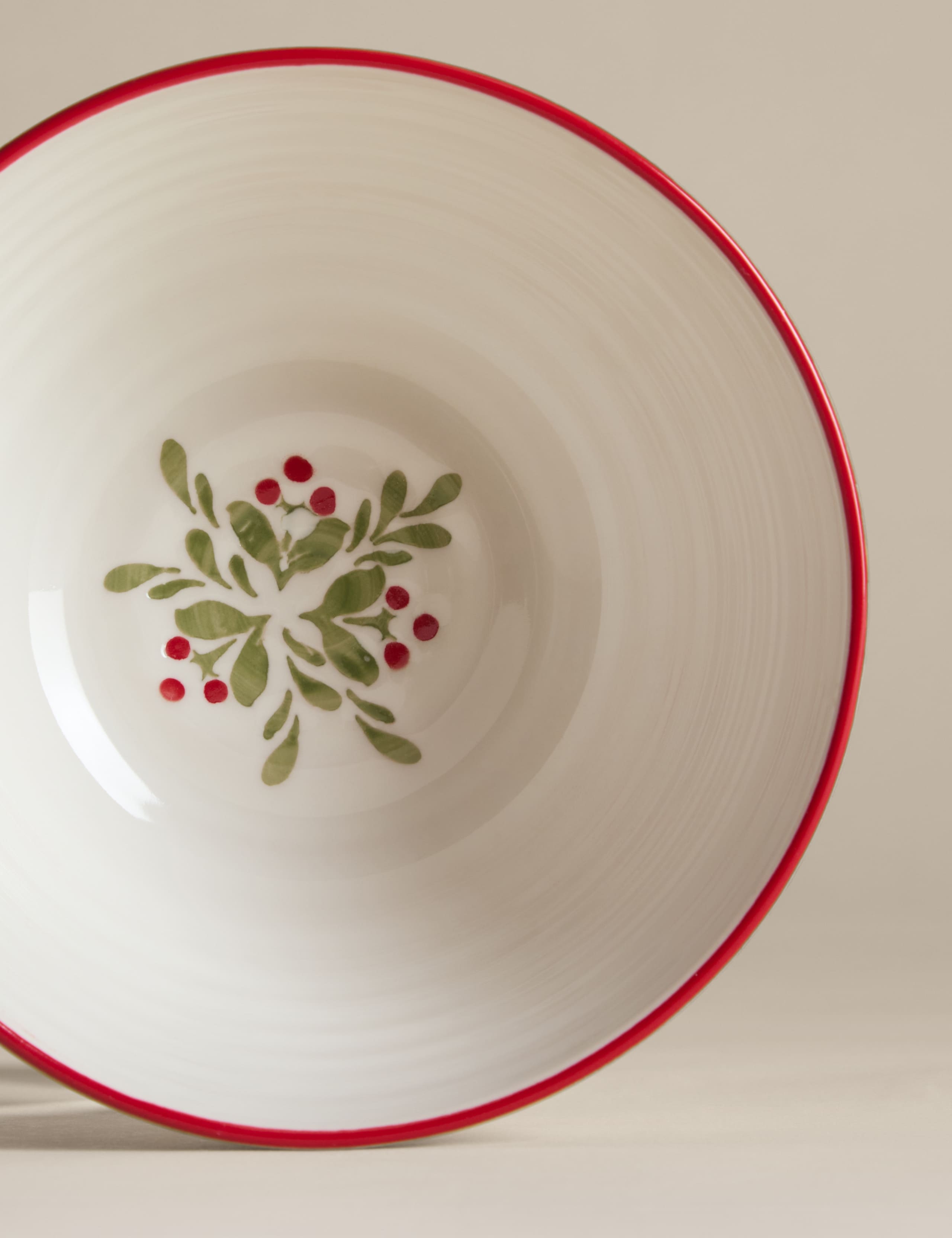Set of 4 Winter Foliage Cereal Bowls 5 of 5