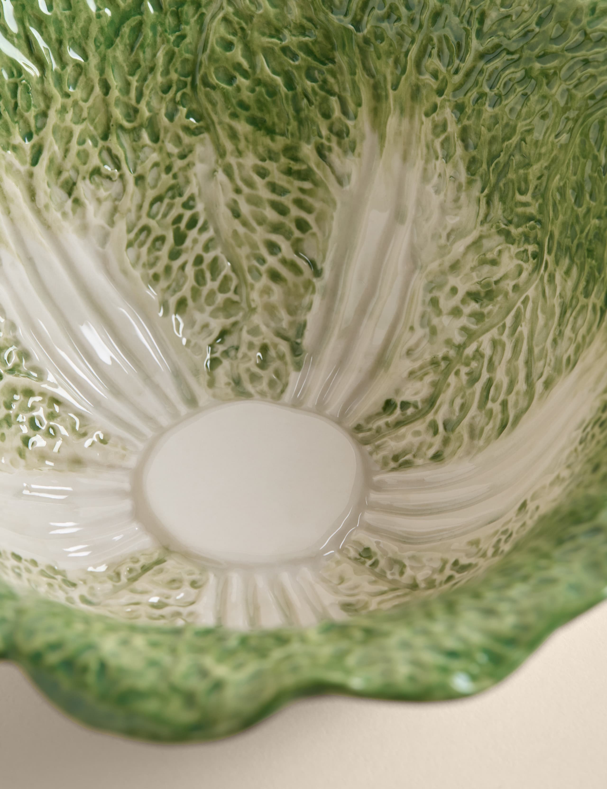 Cabbage Large Serving Bowl 3 of 4