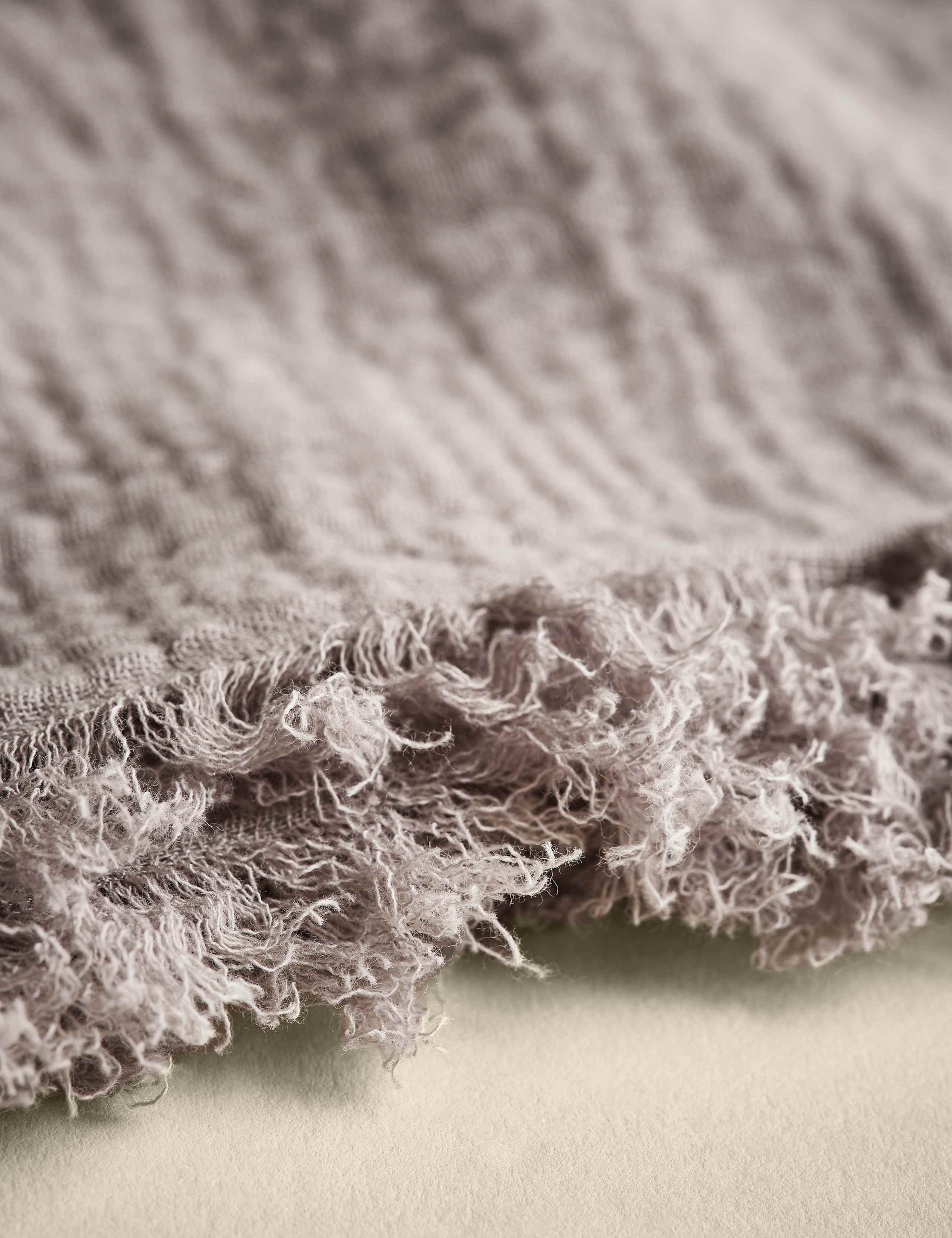 Pure Cotton Frayed Edge Muslin Tablecloth 6 of 7